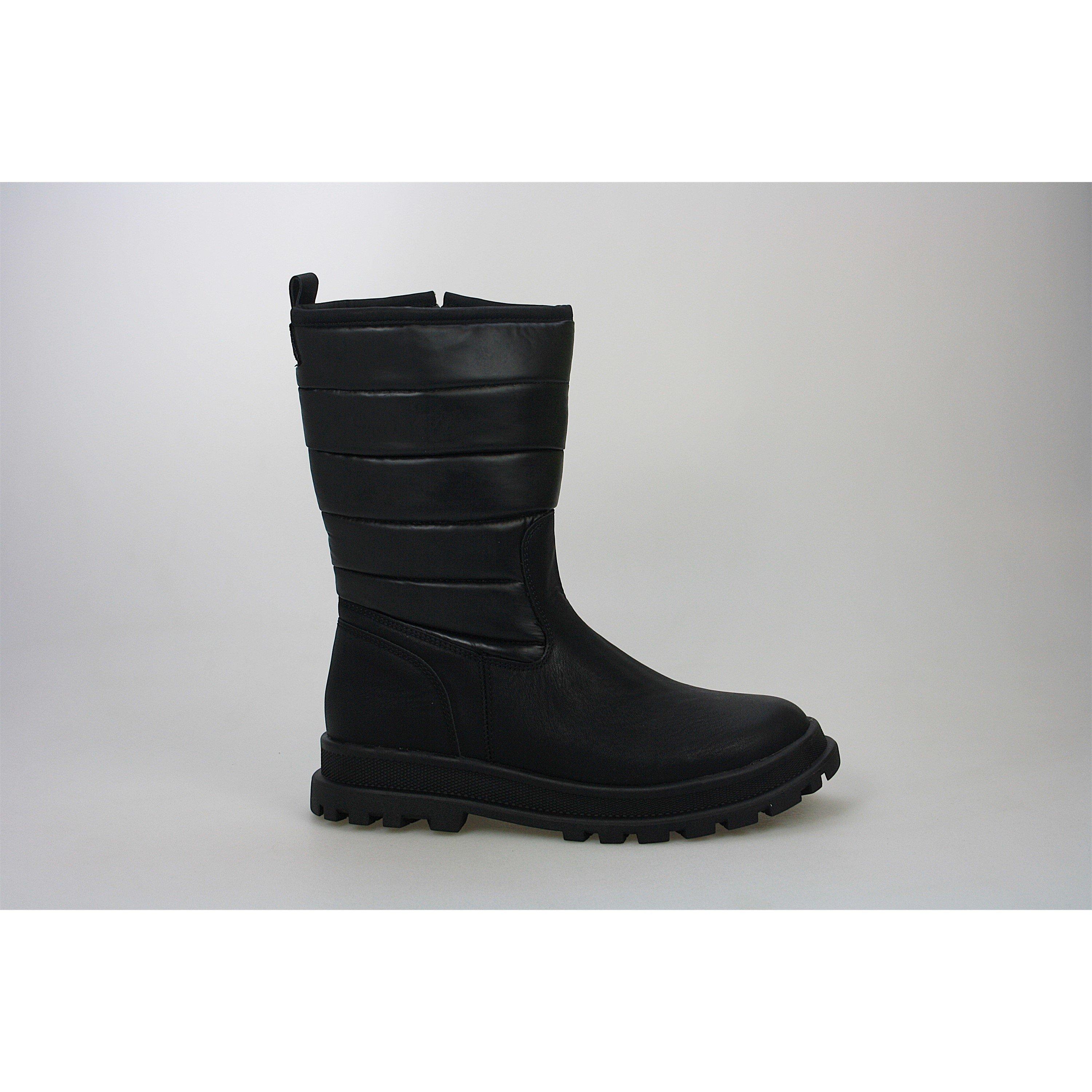 Black - Buckle My Shoe - Kids' Knee High Boots - 1