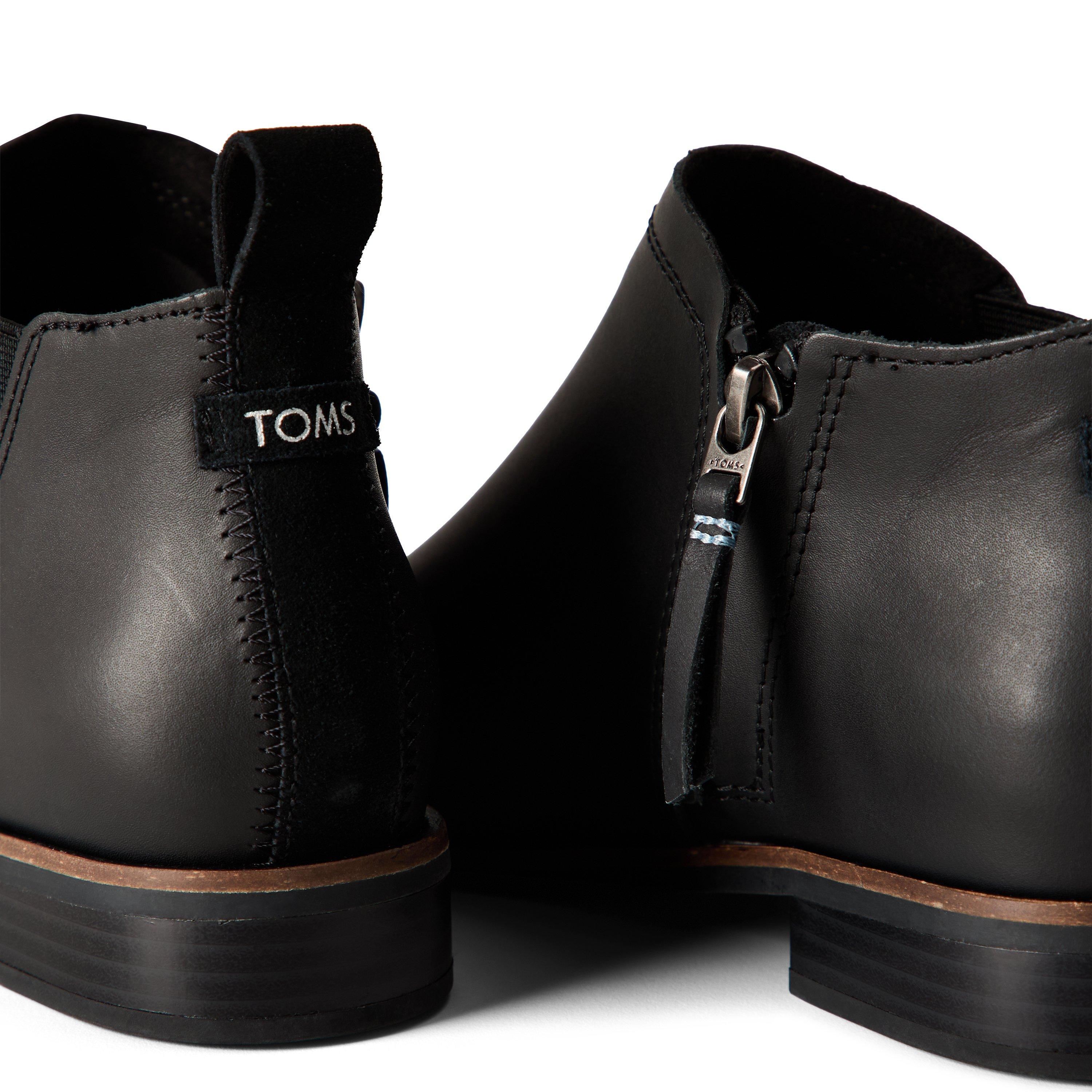 Black - Toms - Reese Boot Juniors - 3