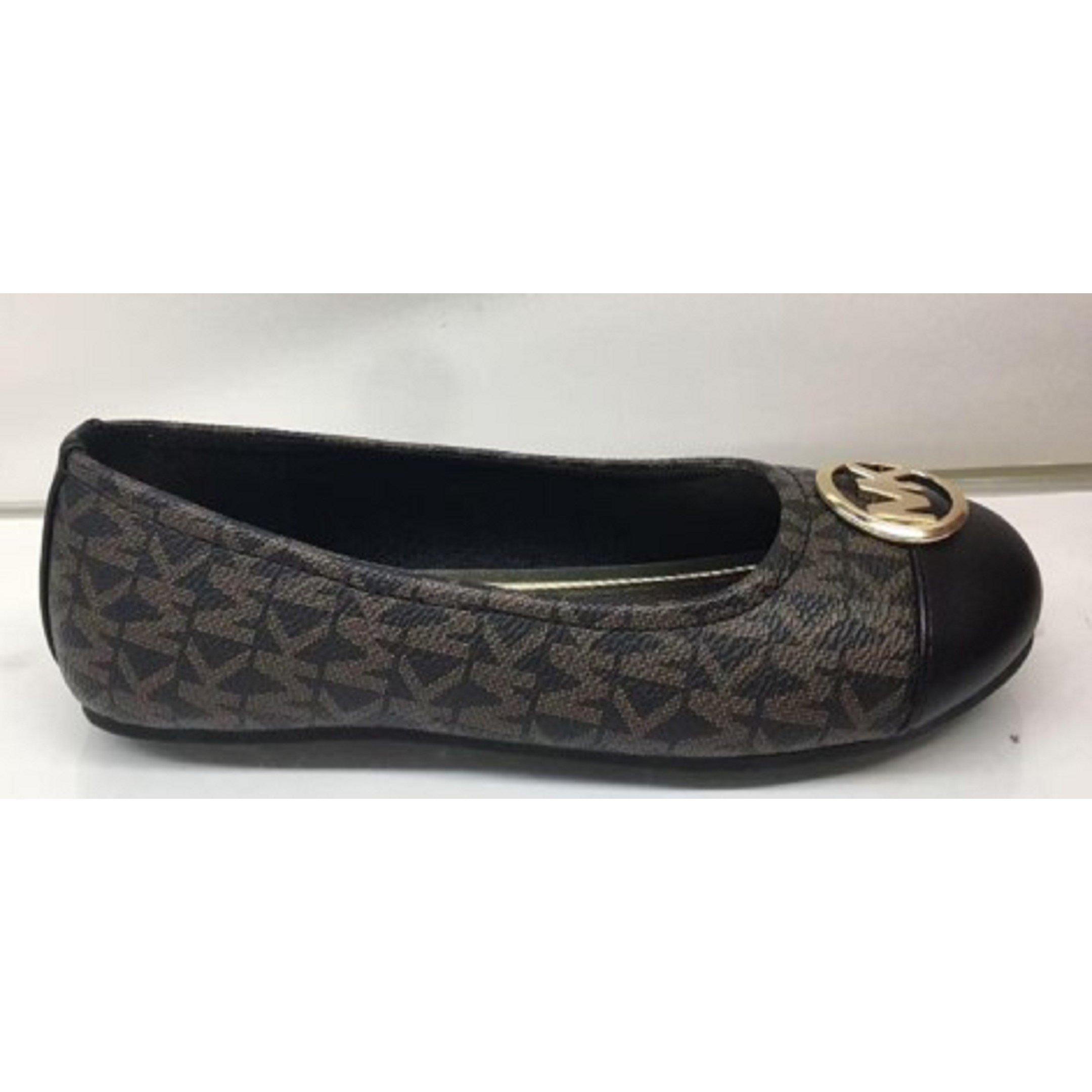 Black/Brown - MICHAEL Michael Kors - Kids' Oaklynn Ballet Pump