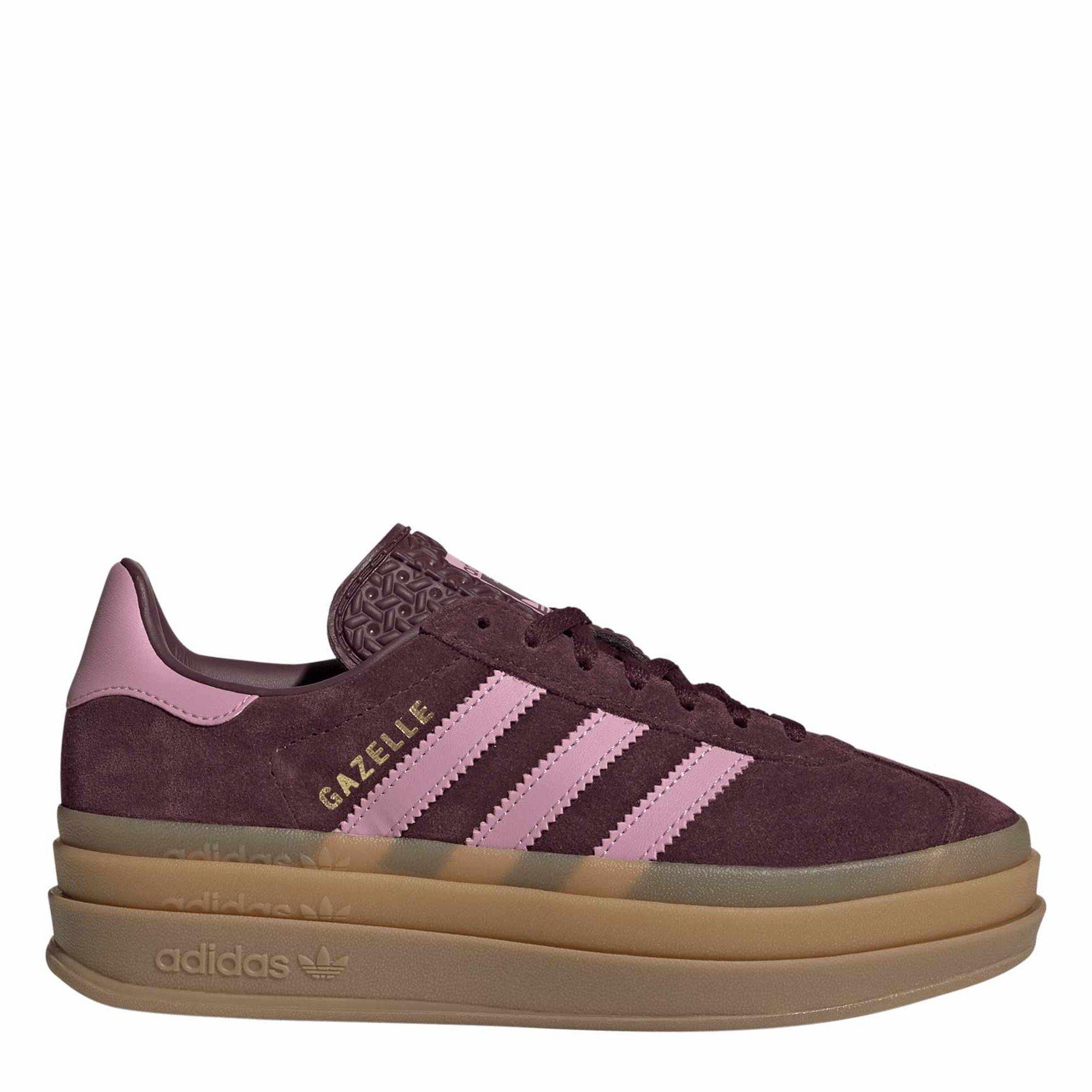 Maroon/Pink - adidas Originals - Adidas Gazelle Bold Jn64 - 1
