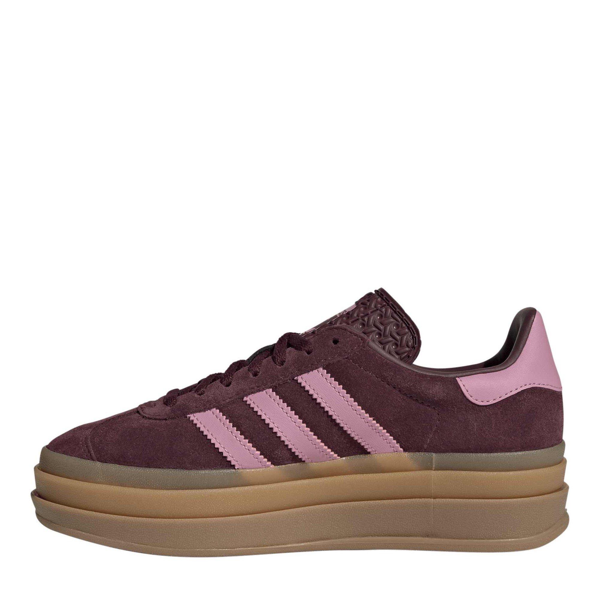Maroon/Pink - adidas Originals - Adidas Gazelle Bold Jn64 - 2