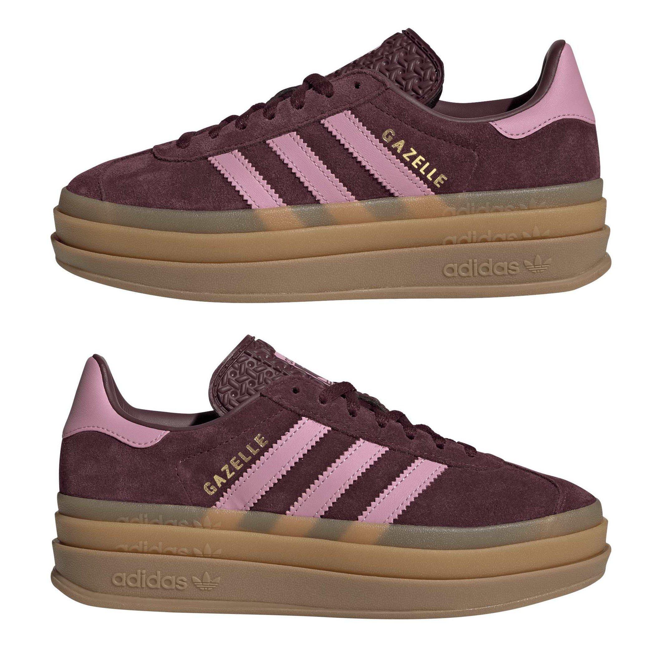 Maroon/Pink - adidas Originals - Adidas Gazelle Bold Jn64 - 9