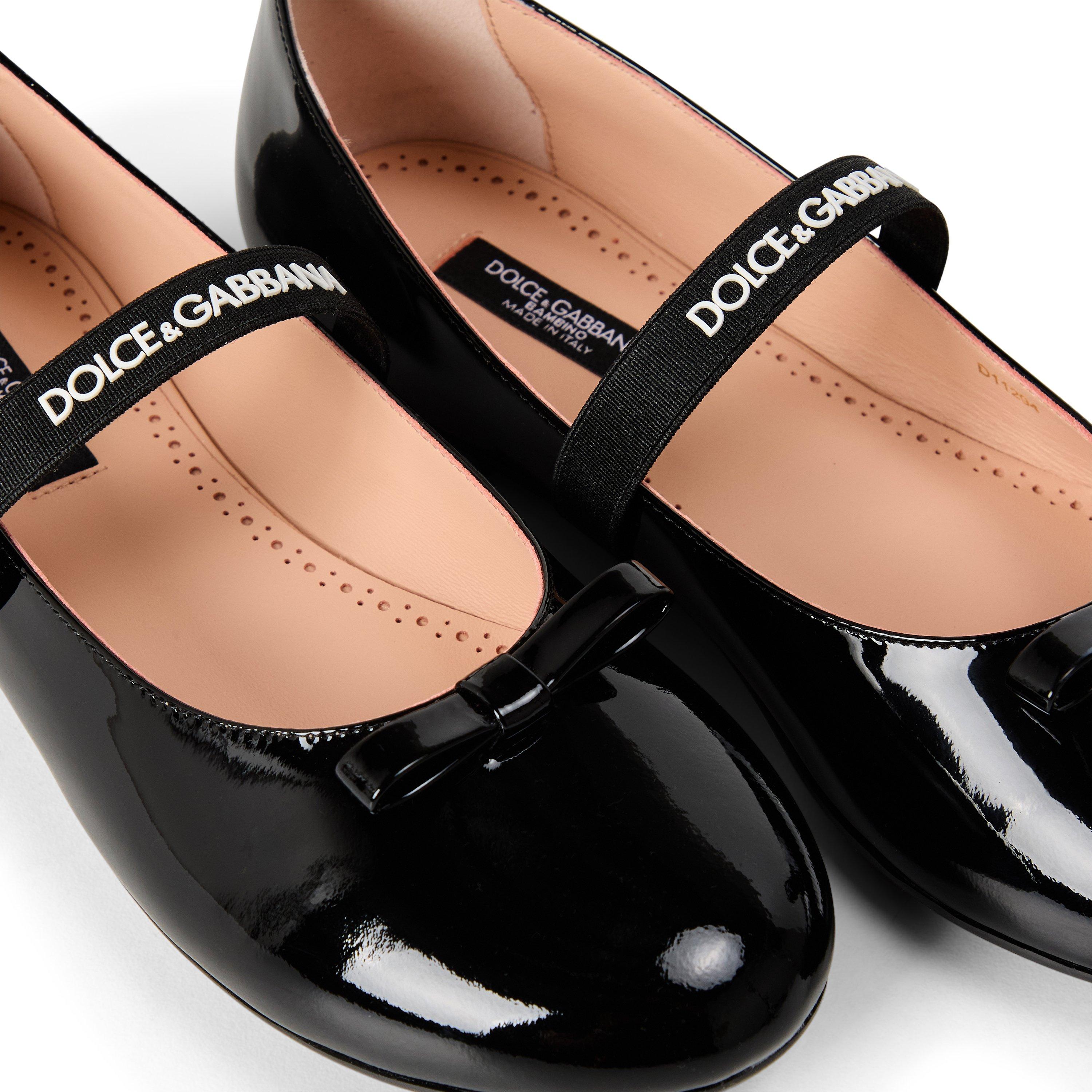 Black 80999 - Dolce and Gabbana - DG Ballerina Pumps Jn63 - 3