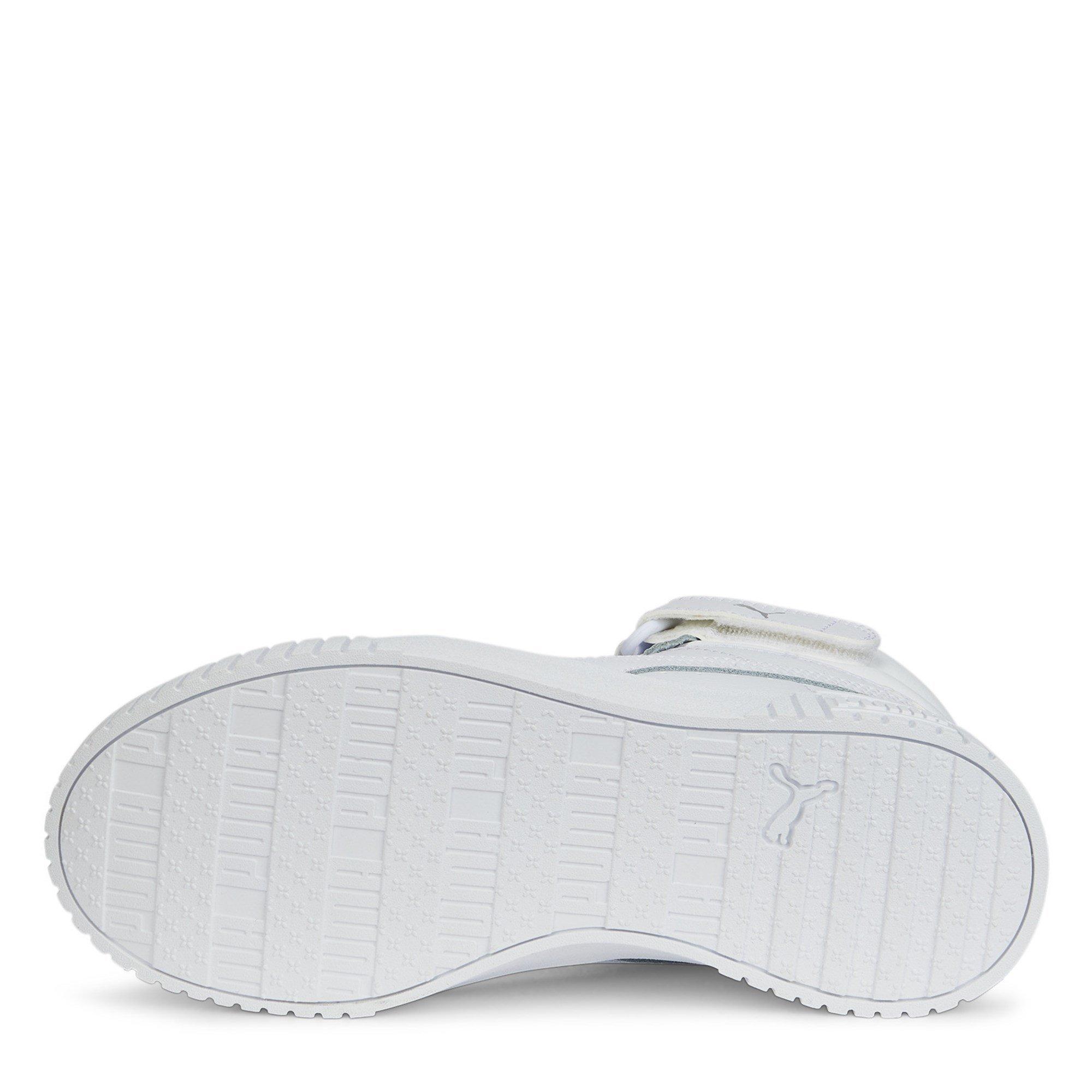 Drievoudig Wit - Puma - Carina Mid Junior Girls High Top Trainers - 3