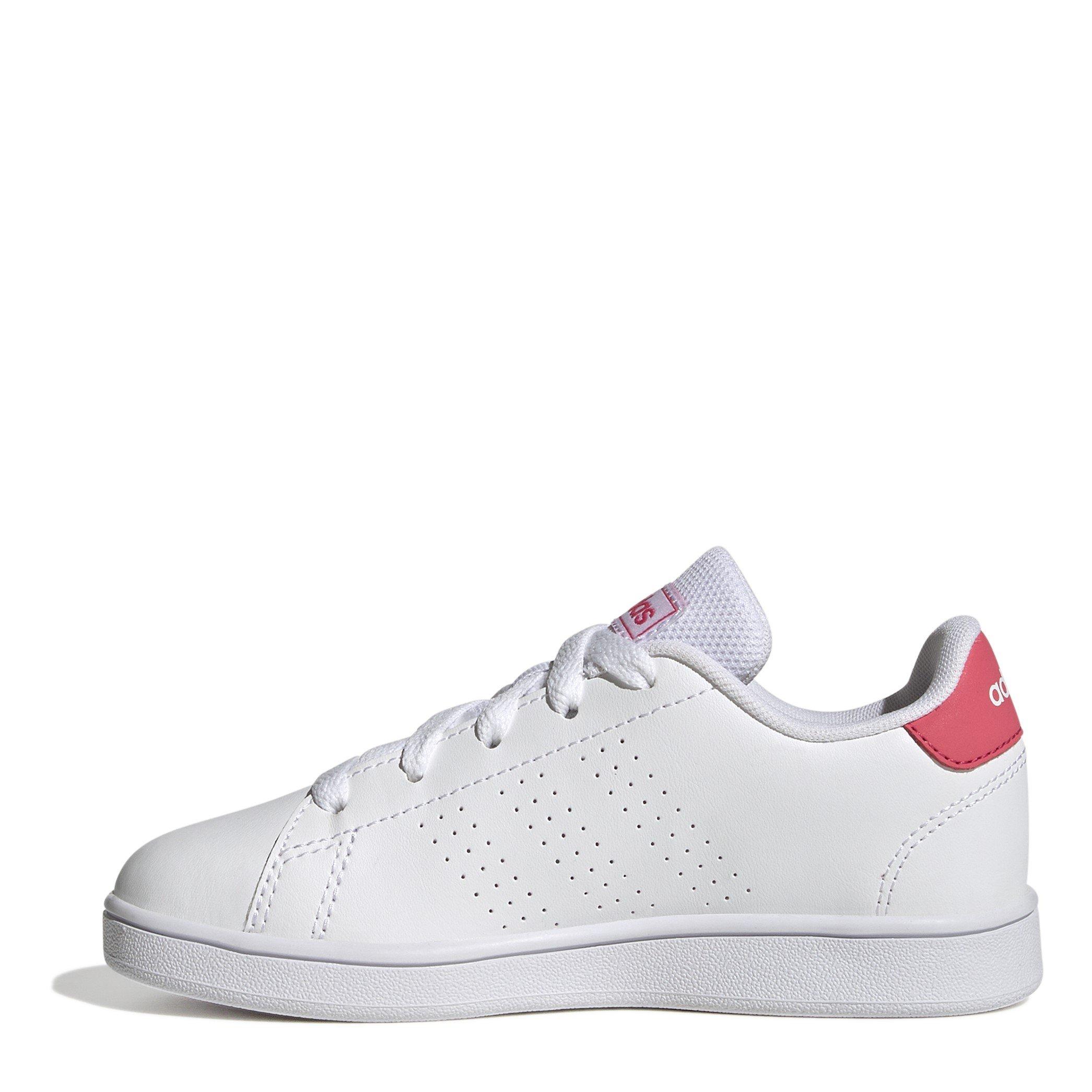 White/Pink - adidas - Advantage Low-Top Trainers - 2