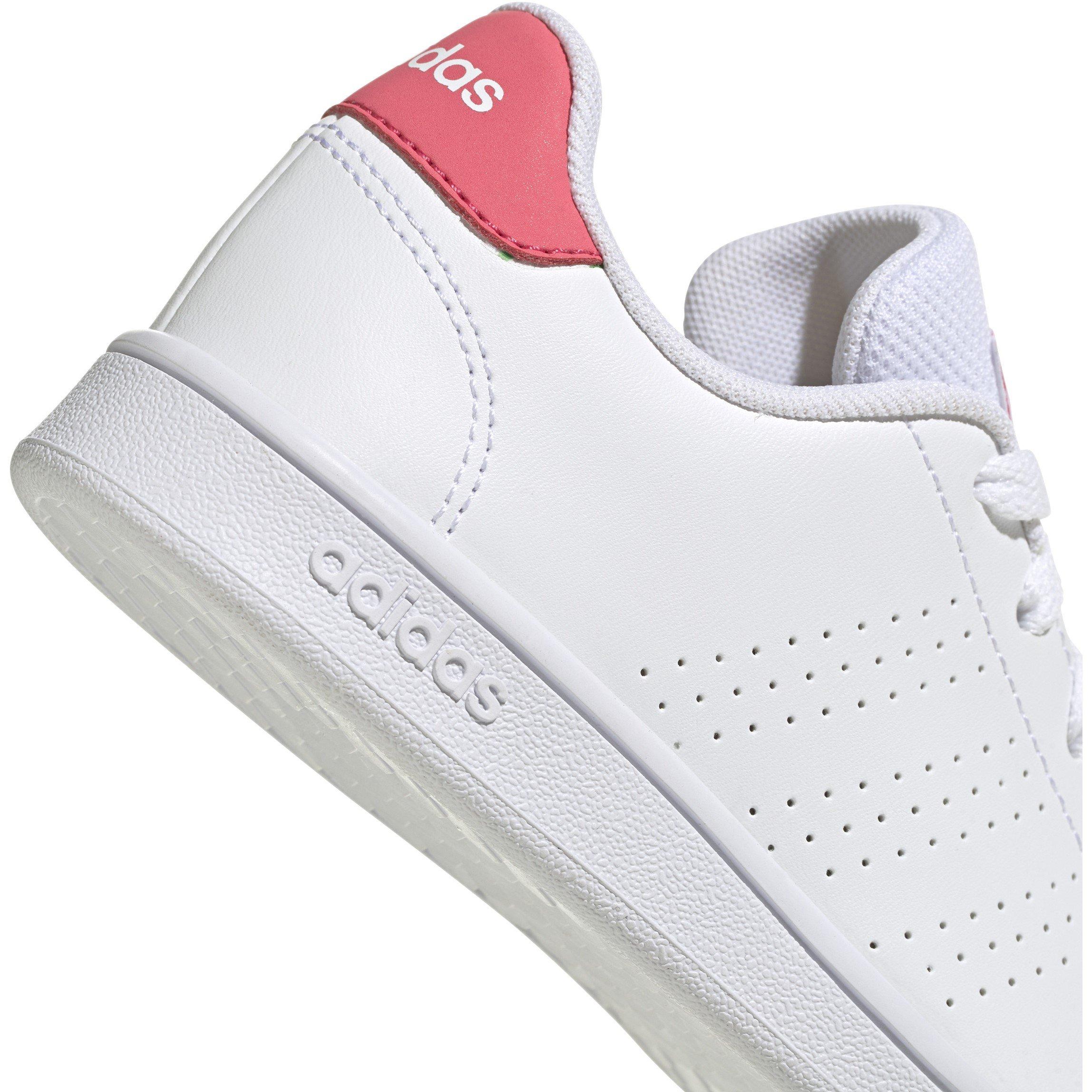 White/Pink - adidas - Advantage Low-Top Trainers - 7