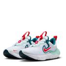 Blanc/bleu-vert - Nike - Run Flow Big Kids' Running Shoes - 3