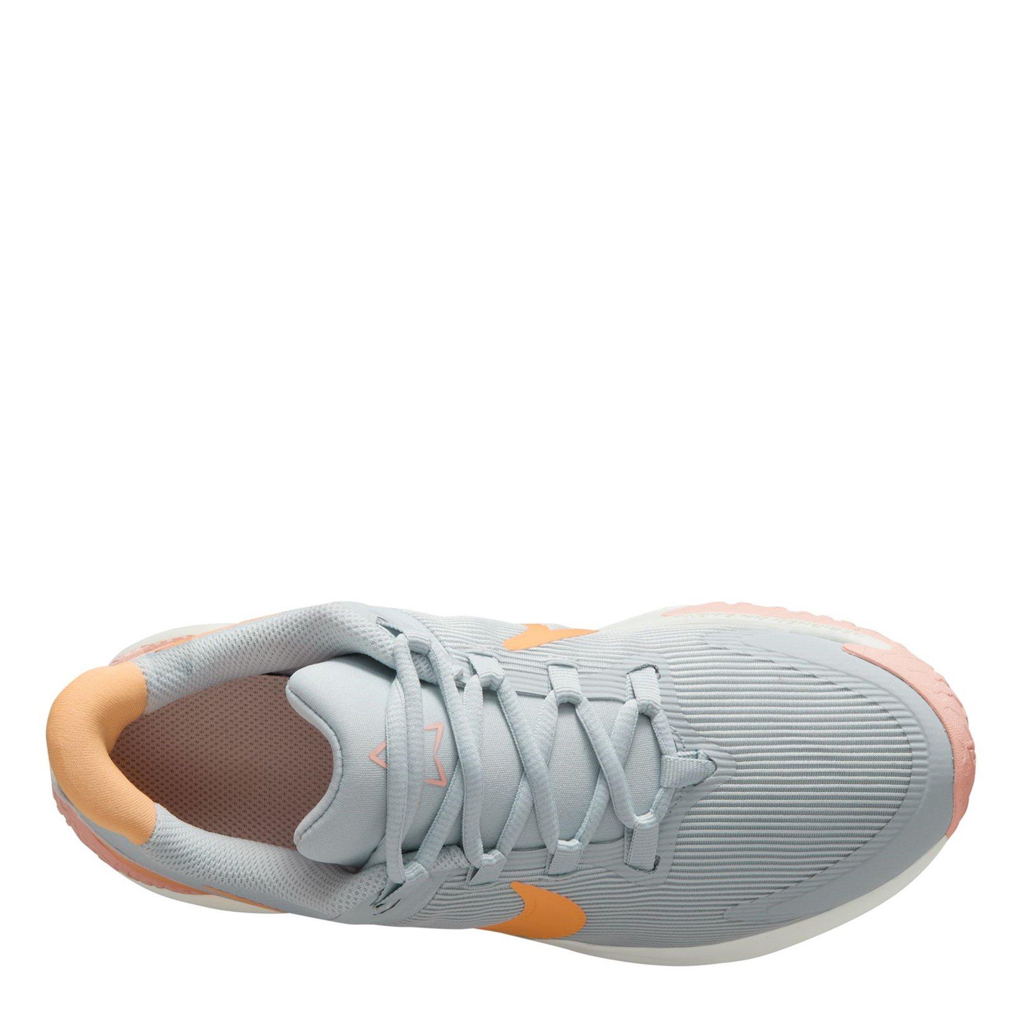 Grijs/Oranje - Nike - Star Runner 4 Big Kids Road Running Shoes - 9