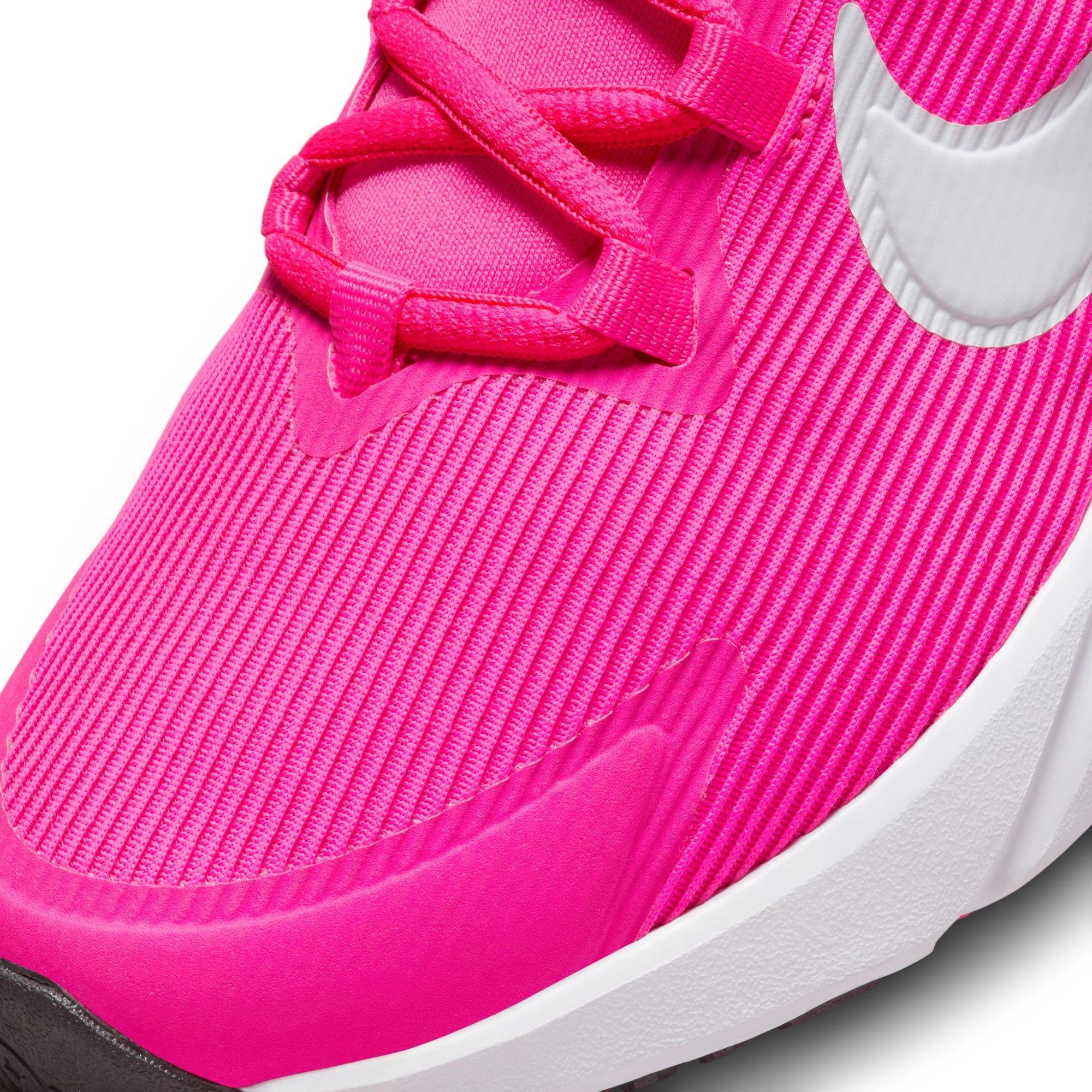 Pink/White - Nike - Star Runner 4 Big Kids Road Running Shoes - 7