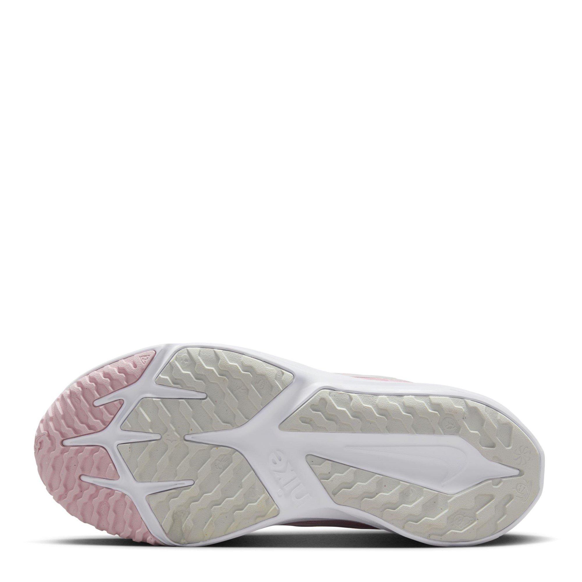 Pink/White - Nike - Star Runner 4 Big Kids Road Running Shoes - 3