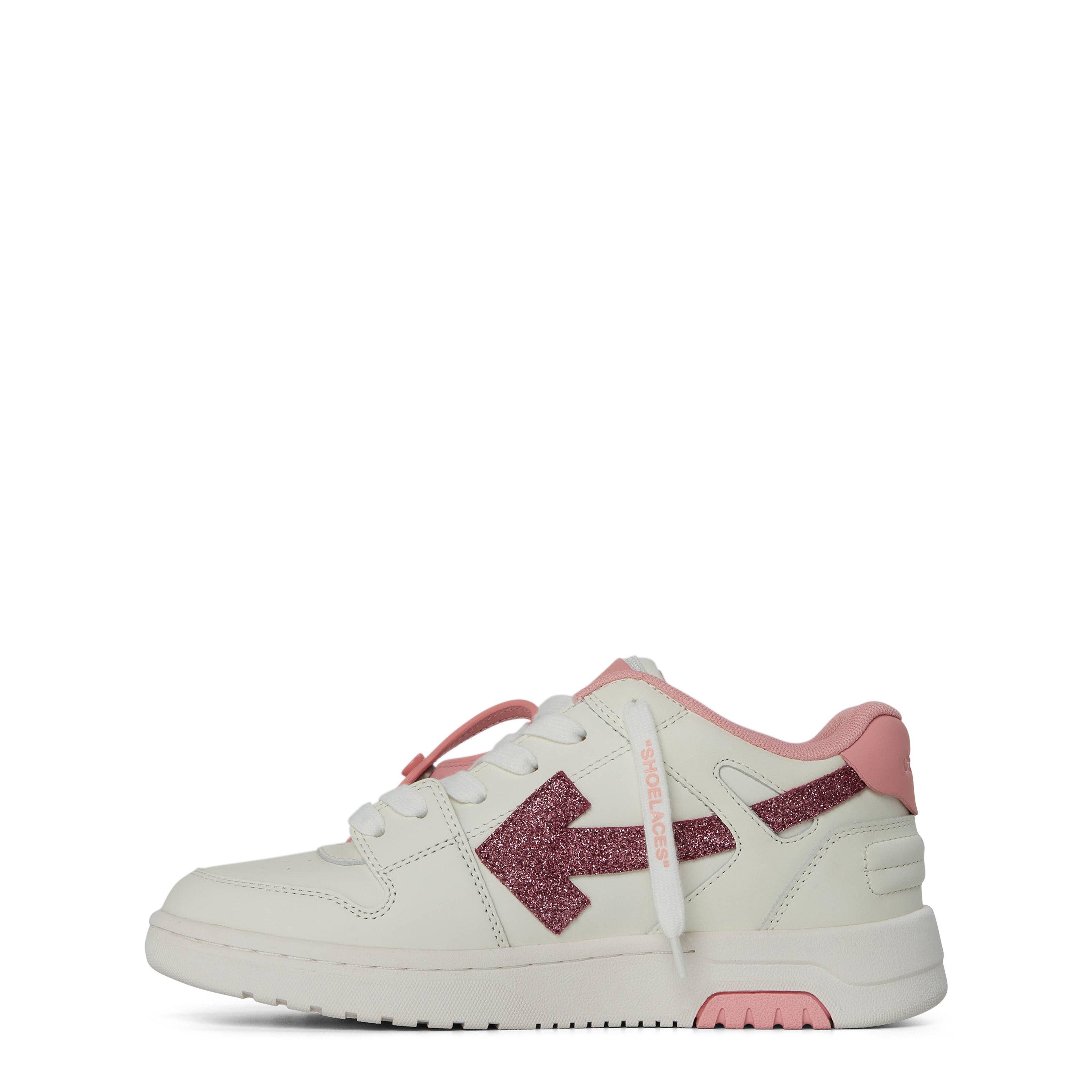 Pink/Wht 0130 - Off White - Kids Out Of Office Contemporary Street Style Trainer - 2