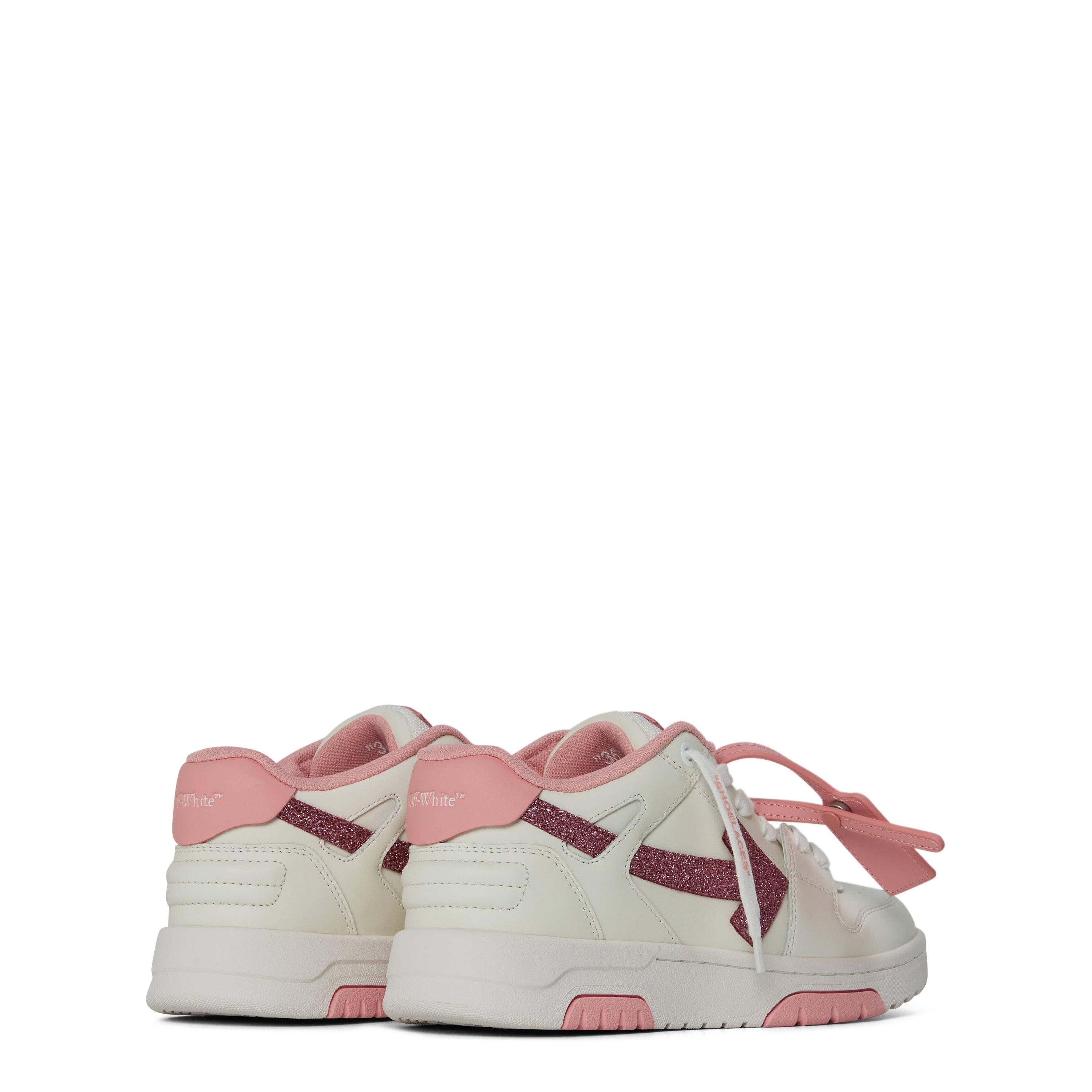 Pink/Wht 0130 - Off White - Kids Out Of Office Contemporary Street Style Trainer - 4