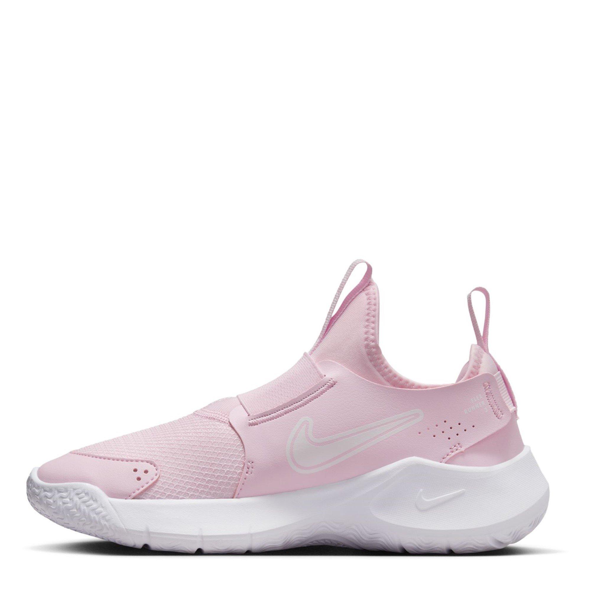 Roze Schuim/Wit - Nike - Flex Runner 3 Big Kids' Road Running Shoes - 2