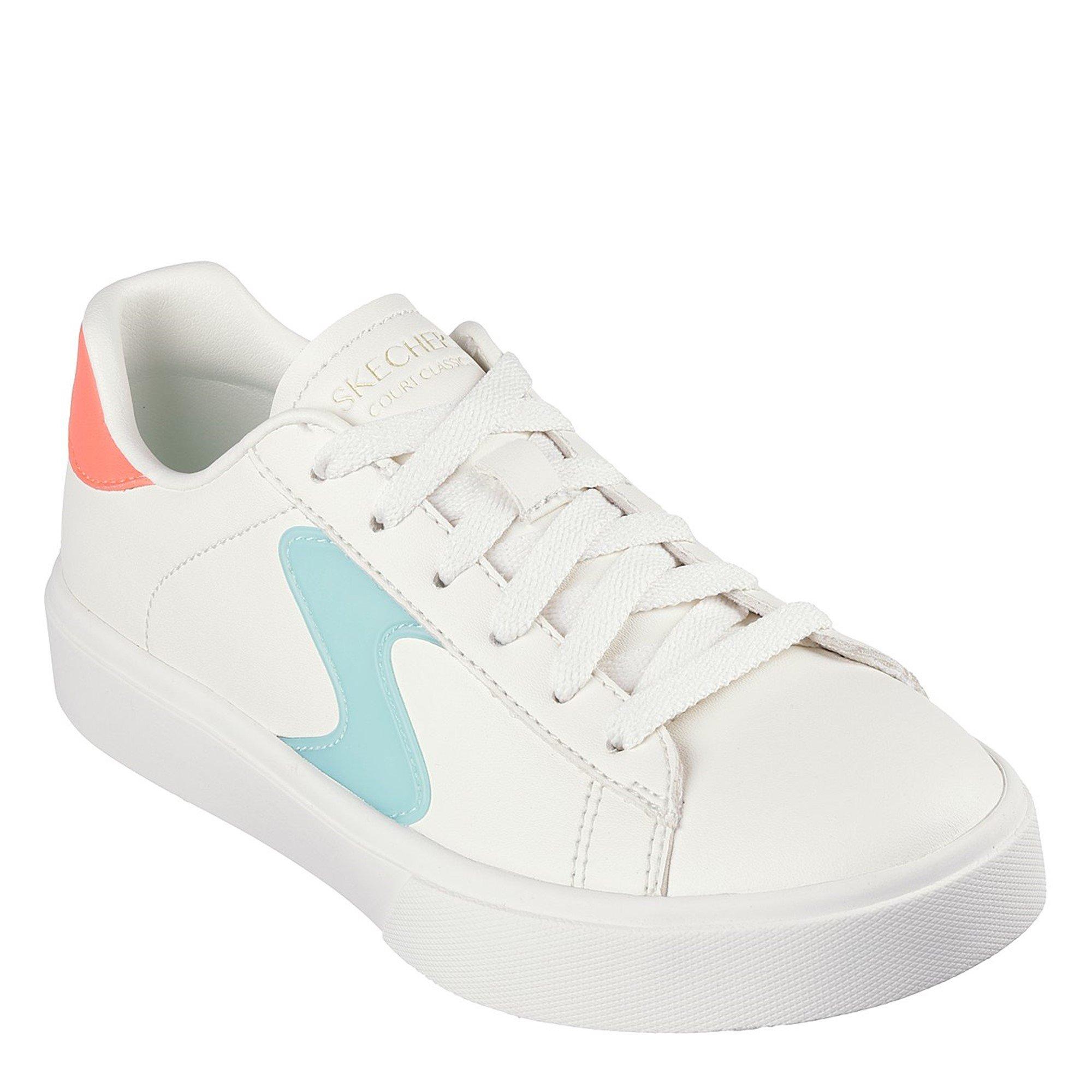 Bianco - Skechers - Color Pop Lace Up Sneaker W S Lo Runners Girls - 1