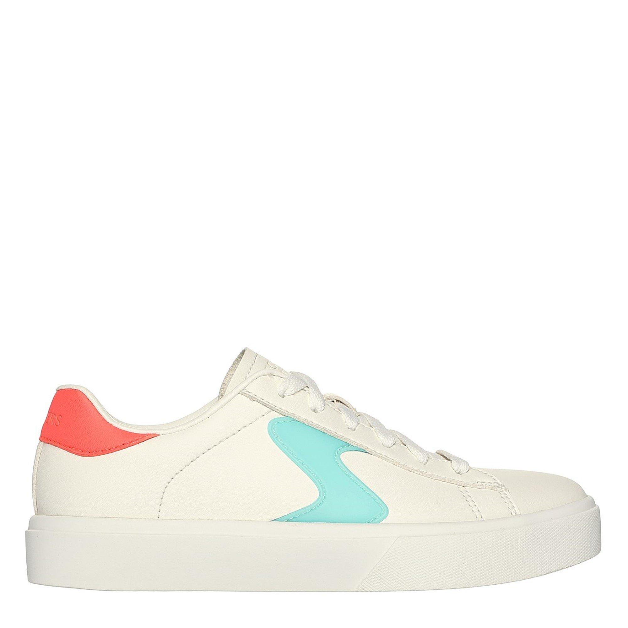 Bianco - Skechers - Color Pop Lace Up Sneaker W S Lo Runners Girls - 3