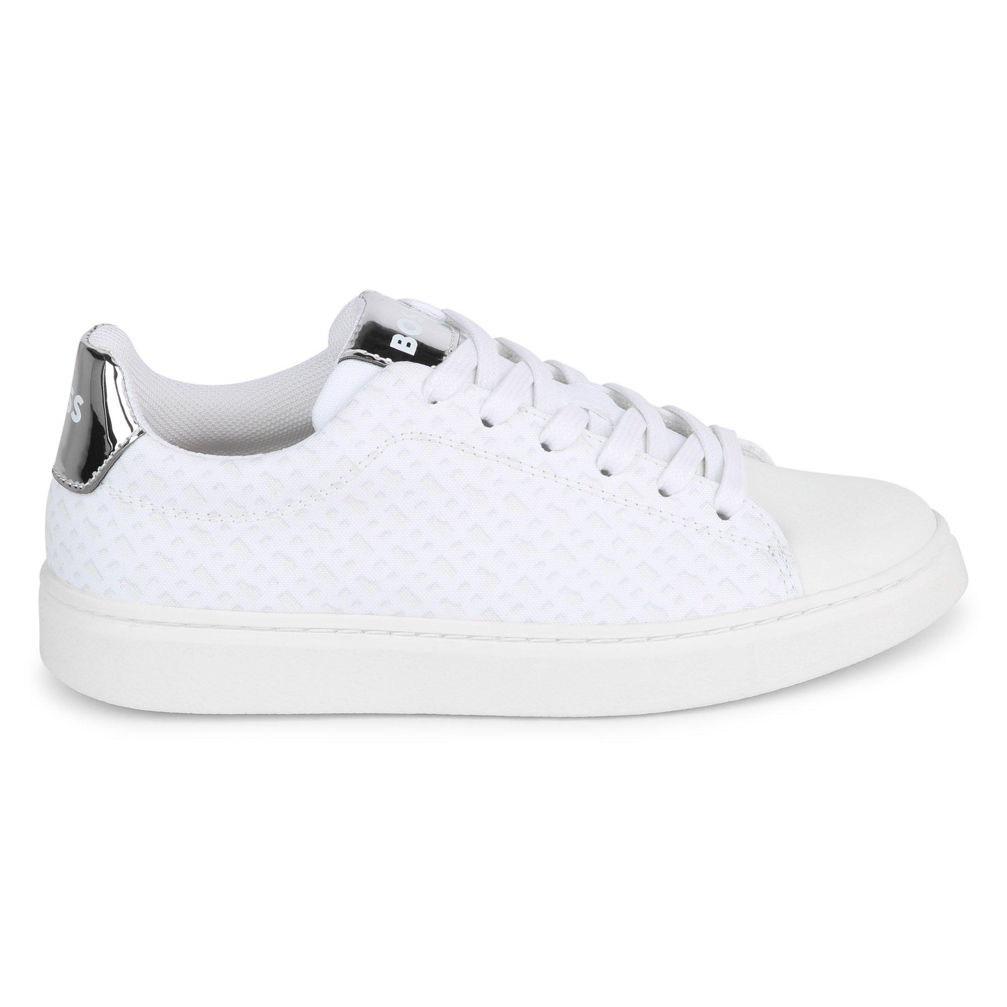 White 10P - Boss - Kids Logo Trainers - 2