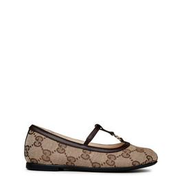 Gucci Double G Ballet Flat Girls