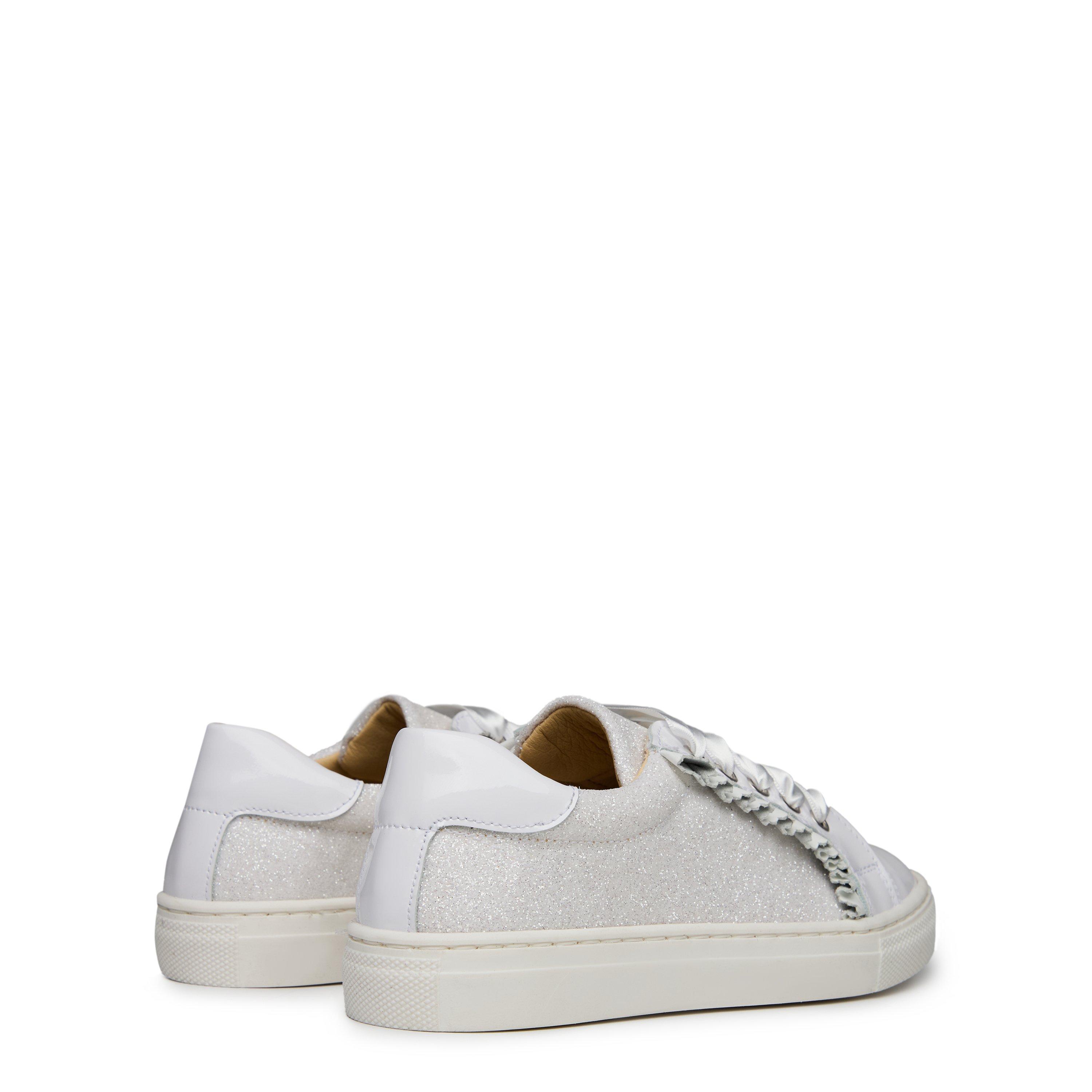 White - Andanines - Glitter Trainers Juniors - 4