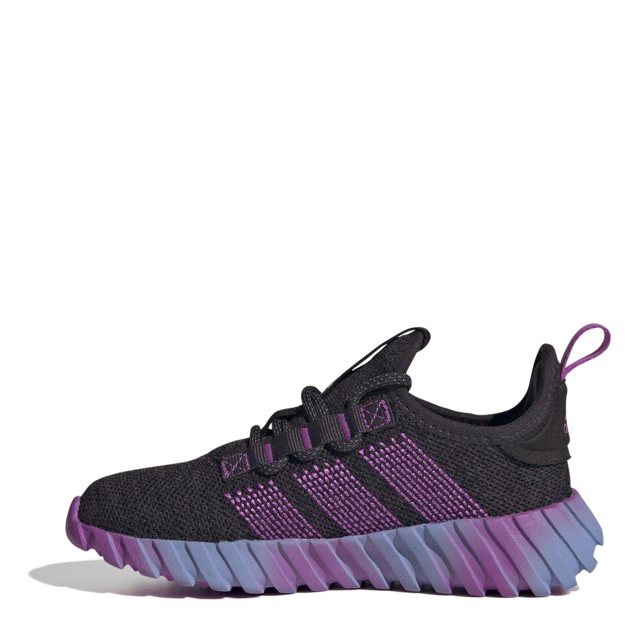 Zwart/Paars - adidas - Kaptir Flow Shoes Kids - 2