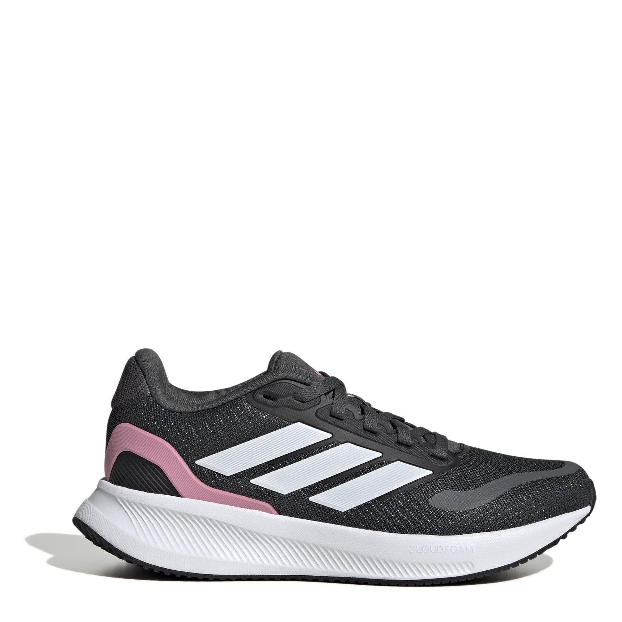 Adidas Girls Runfalcon 5 Kids Trainers - Grey/Pink - 5.5 (38.7)