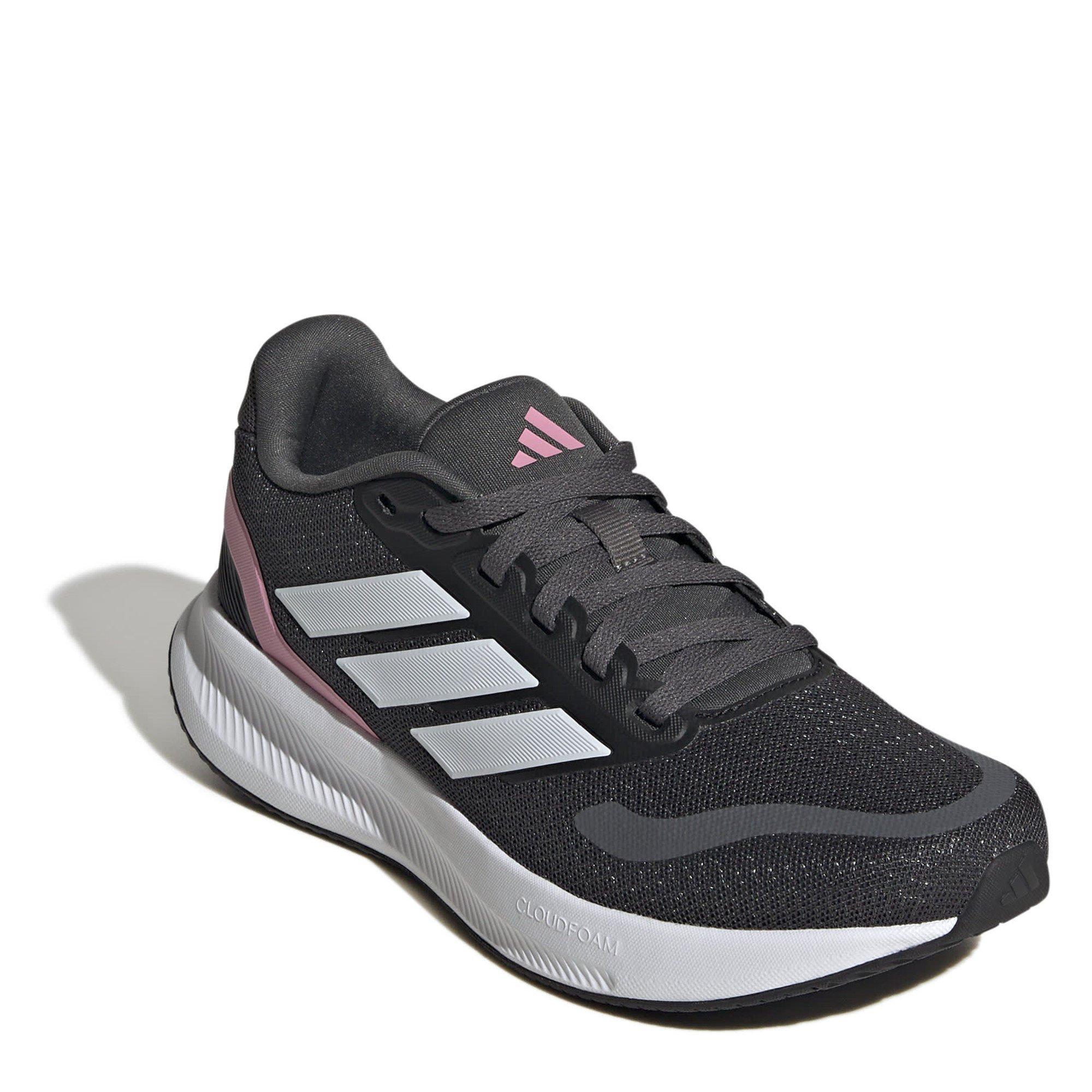 Grey/Pink - adidas - Runfalcon 5 Kids Trainers - 3