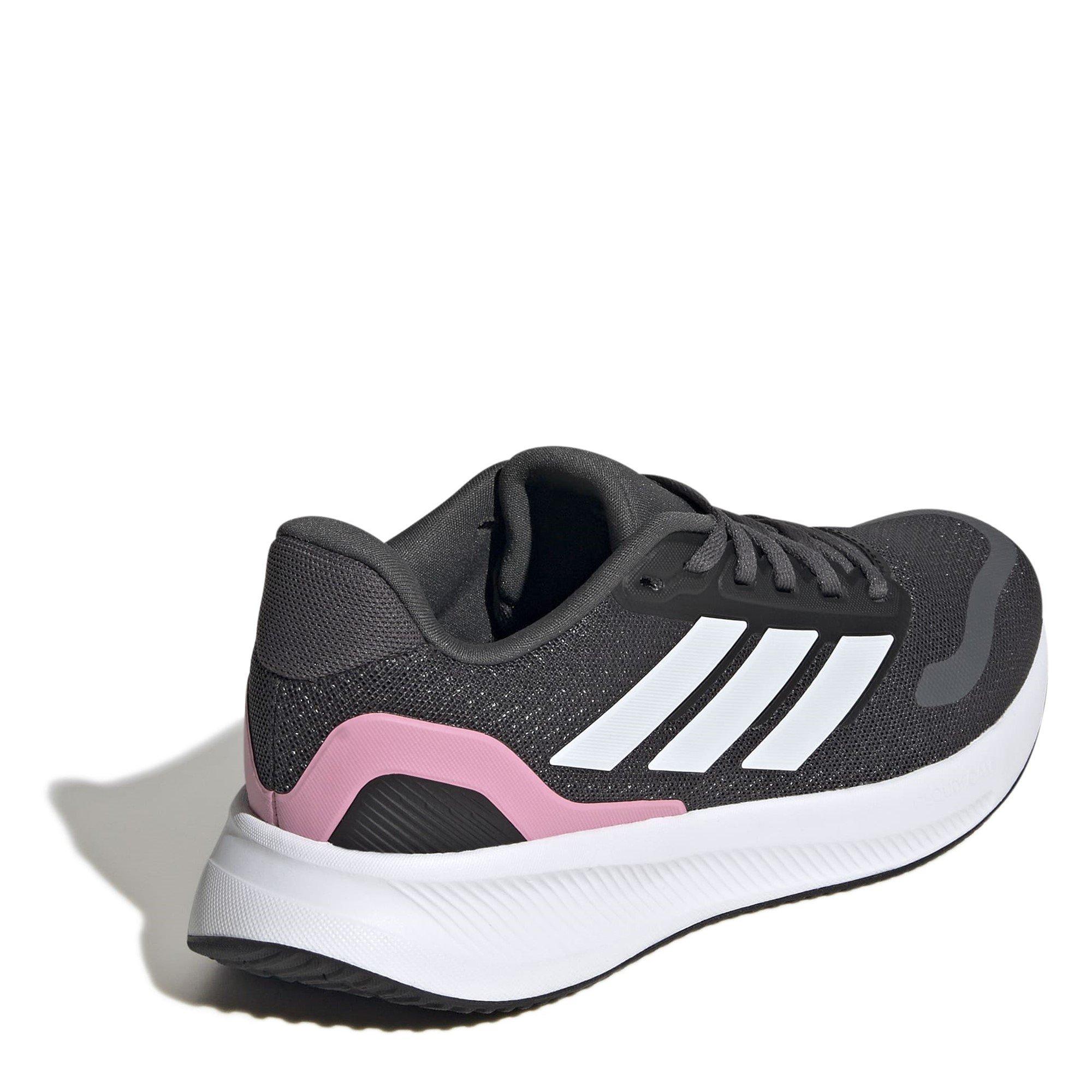 Grey/Pink - adidas - Runfalcon 5 Kids Trainers - 4