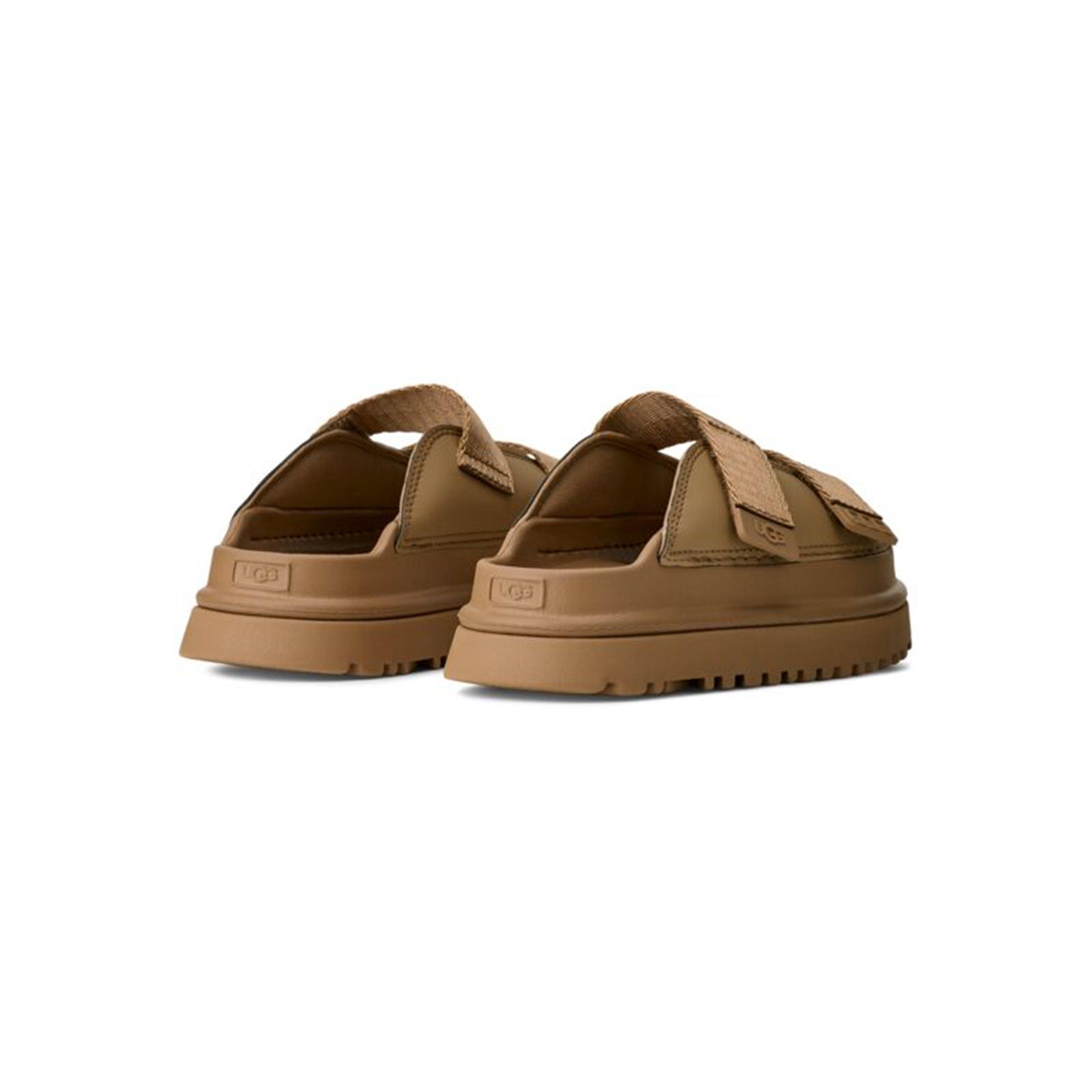 Dark Sand DND - Ugg - Kids' Goldenglow Slide Flat Sandals - 3
