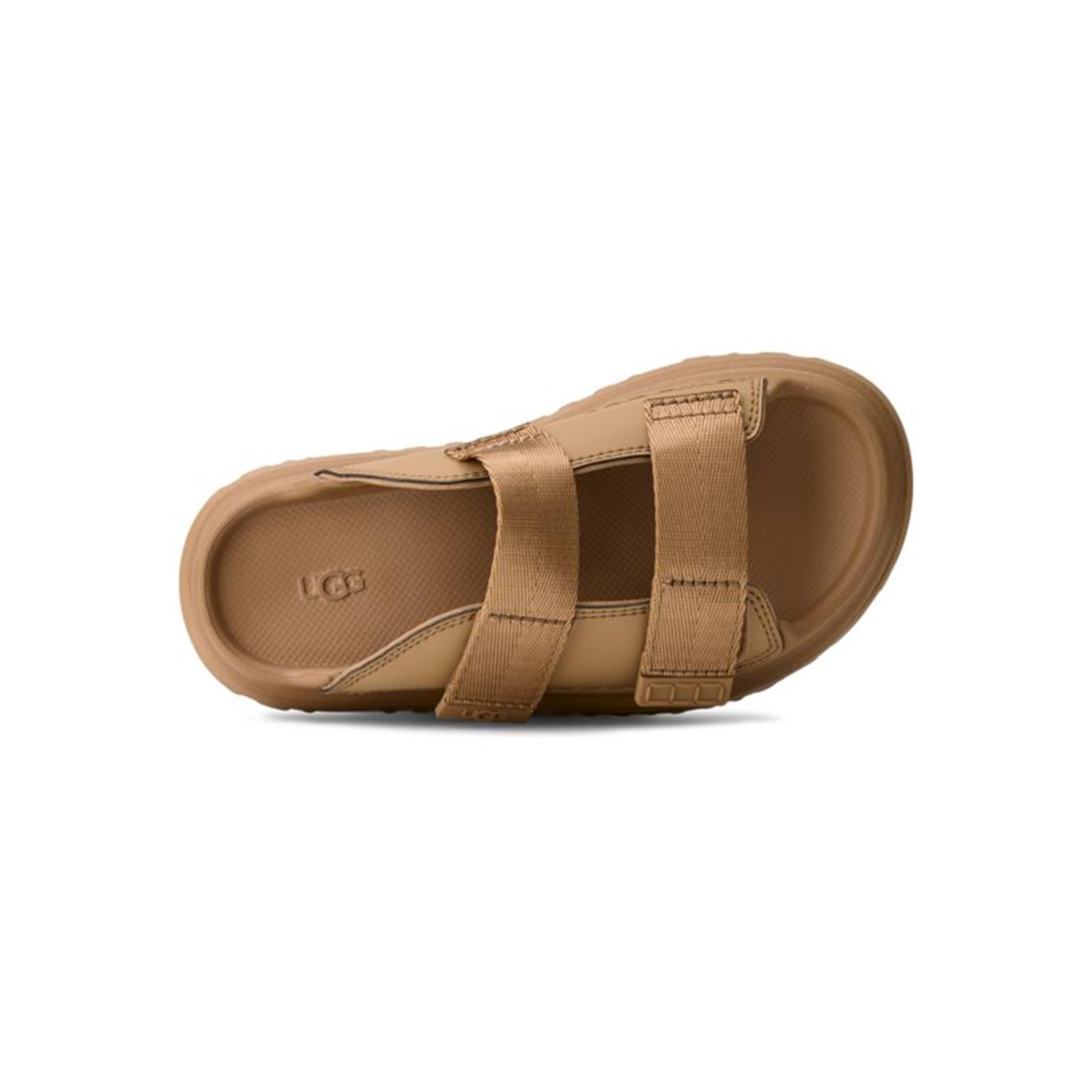 Dark Sand DND - Ugg - Kids' Goldenglow Slide Flat Sandals - 4