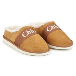 Chloe Logo Slipper Junior Girls