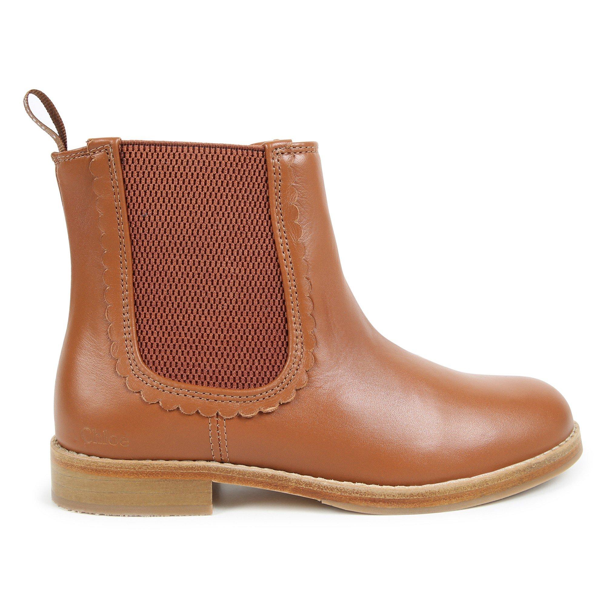 Brown 314 - Chloe - Logo Boots Junior Girls - 2