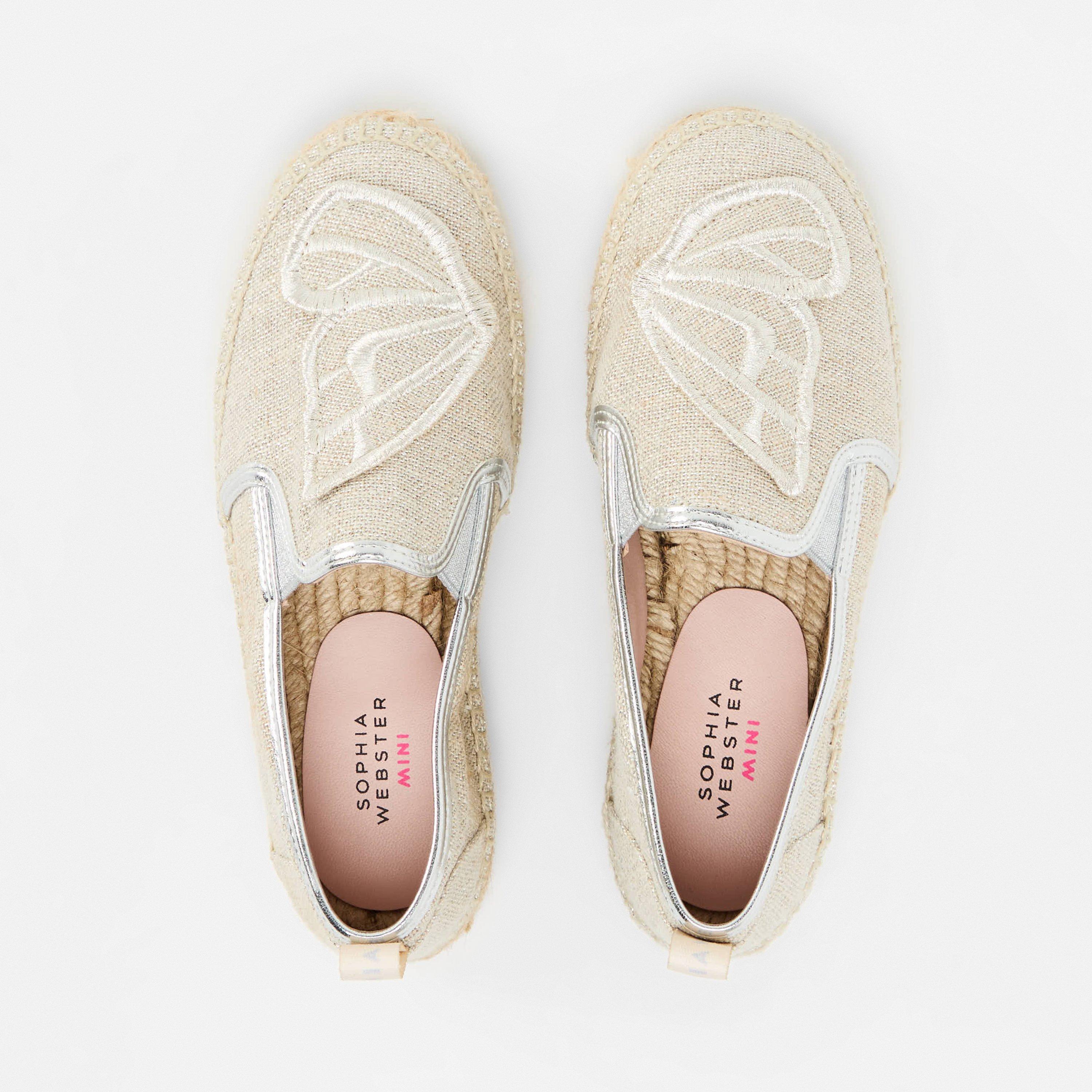 Silv/Gld/Pnk - Sophia Webster - Butterfly Espadrilles Juniors - 4