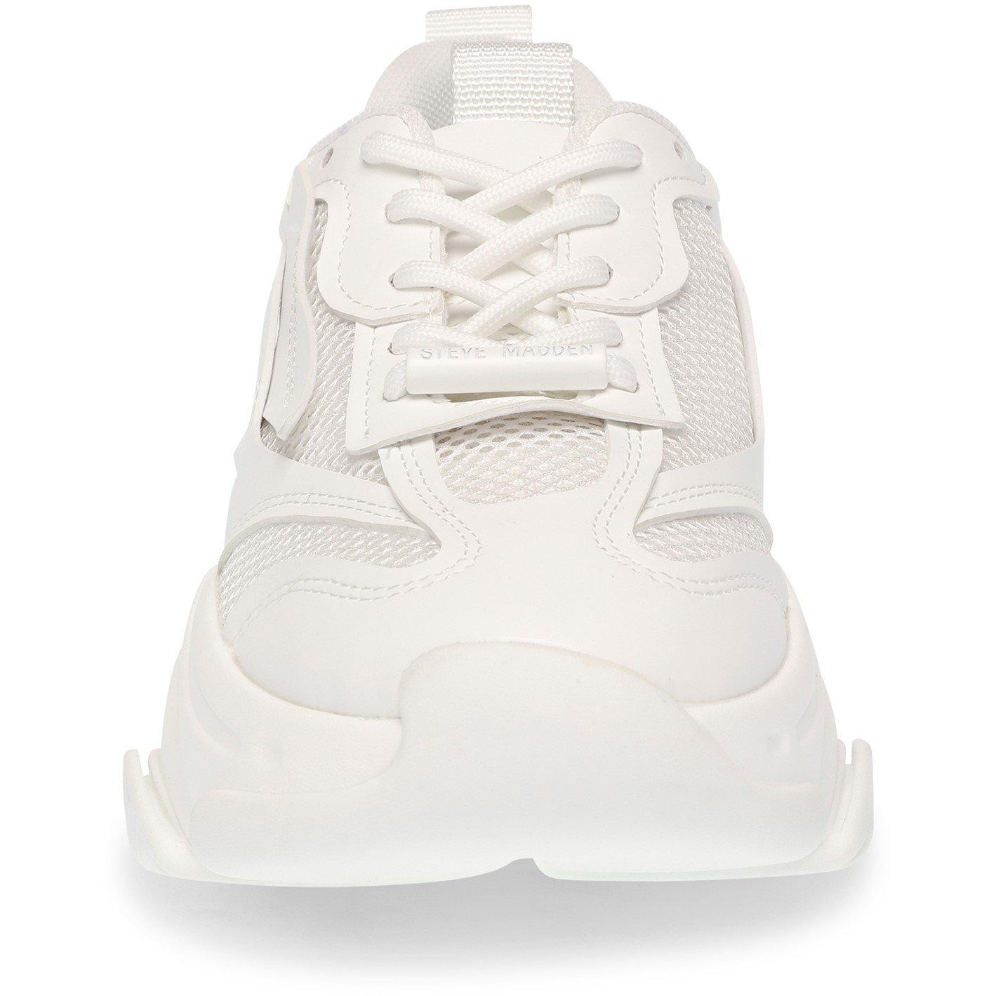 White - Steve Madden - Girls' Possession Chunky Trainers - 3
