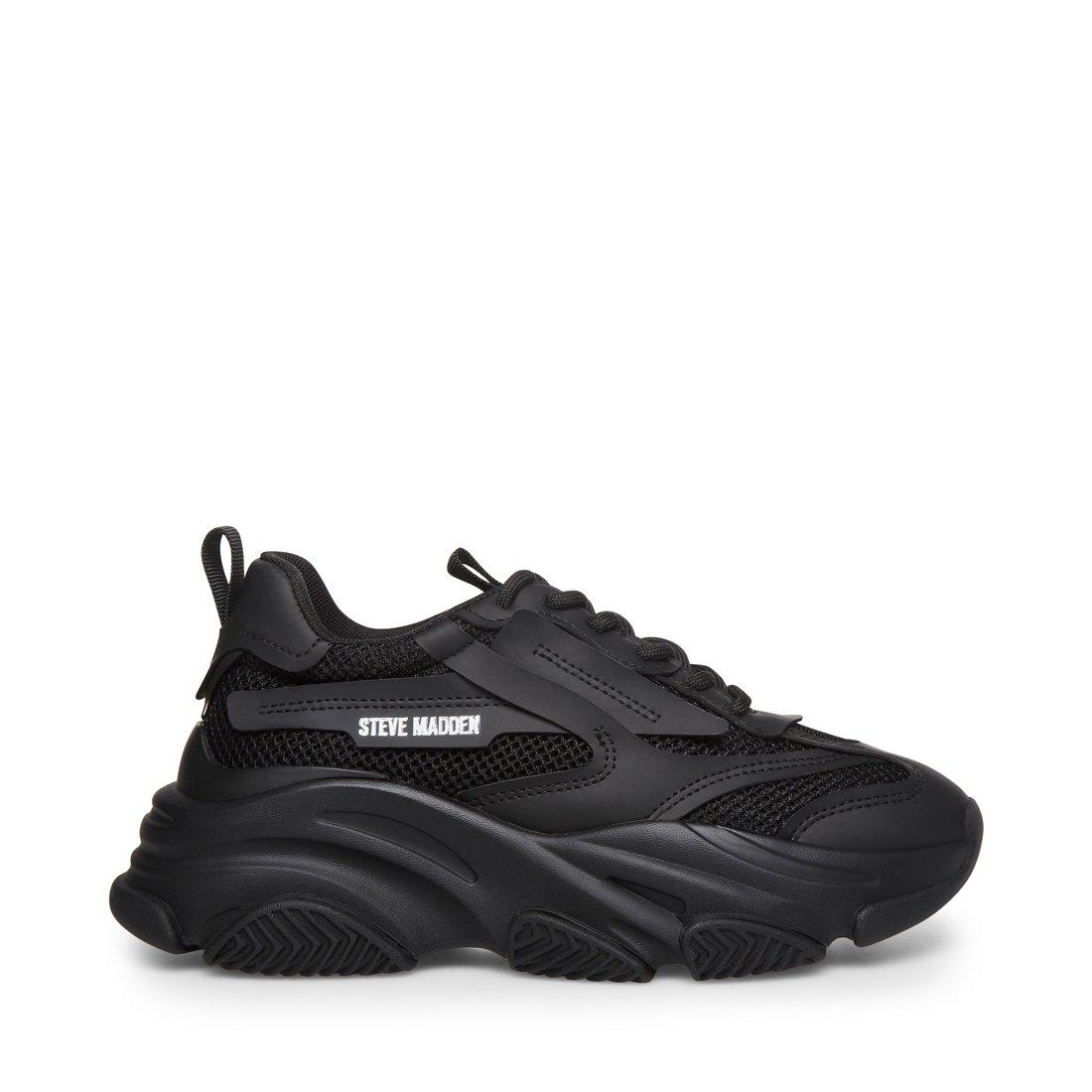 Steve Madden Girls ' Possession Chunky Trainers - Black - 2 (34)