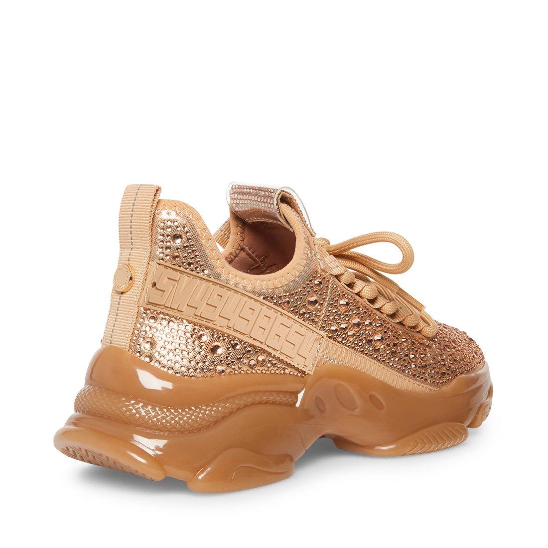 Rose Gold - Steve Madden - Girls' Maxima Crystal Low-Top Heritage Runners - 3