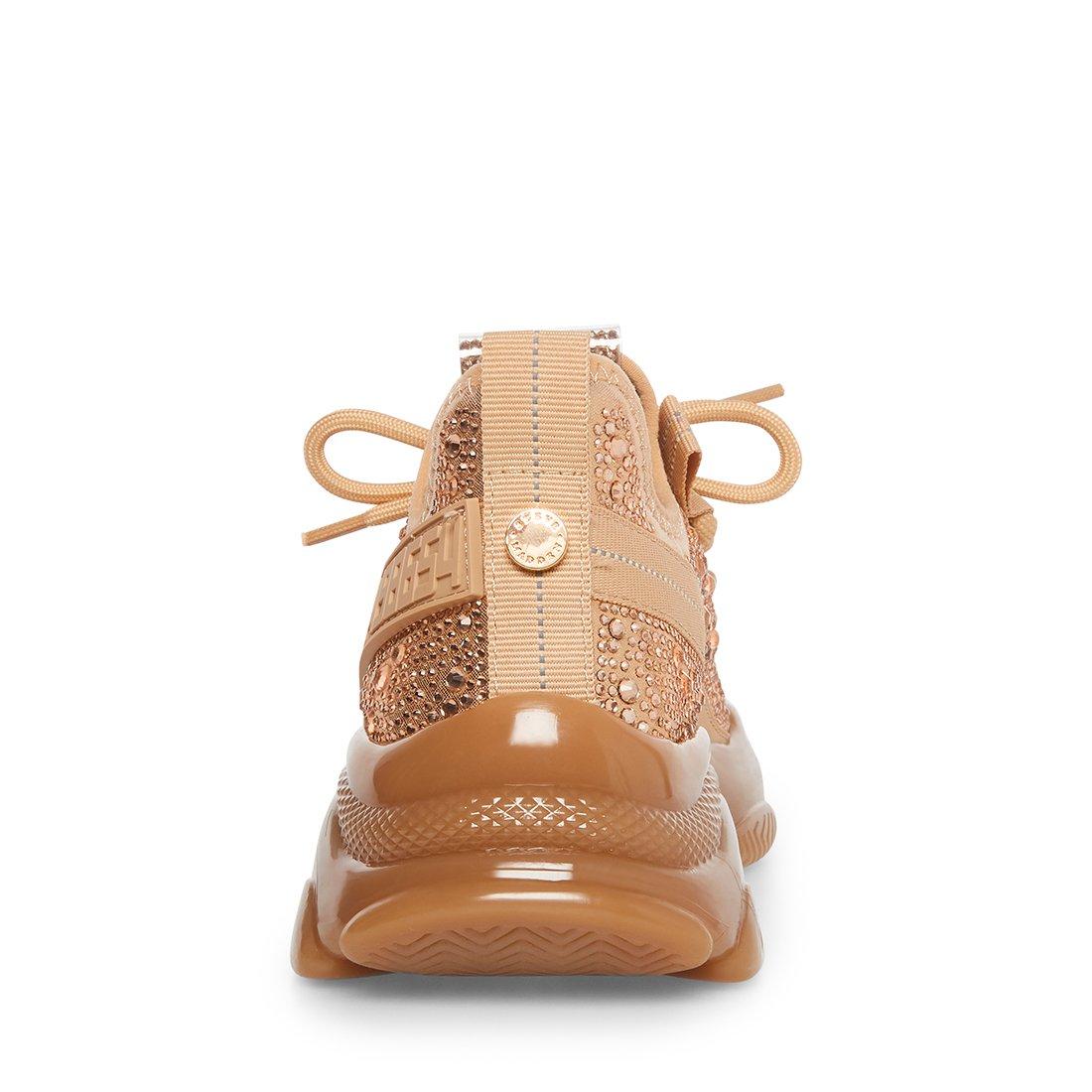 Rose Gold - Steve Madden - Girls' Maxima Crystal Low-Top Heritage Runners - 5
