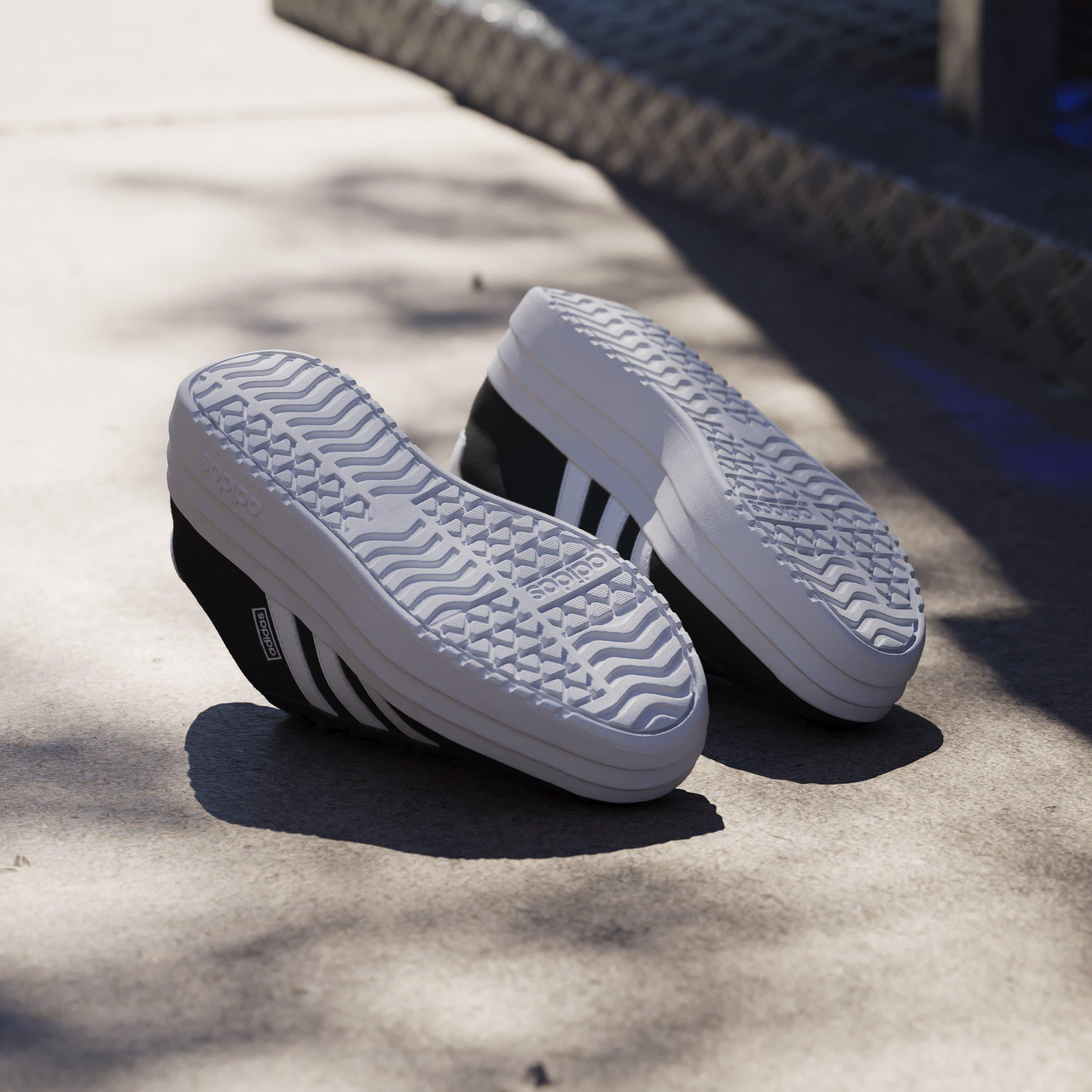 Preto/Branco - adidas - Vl Court Bold Low-Top Trainers Girls - 12