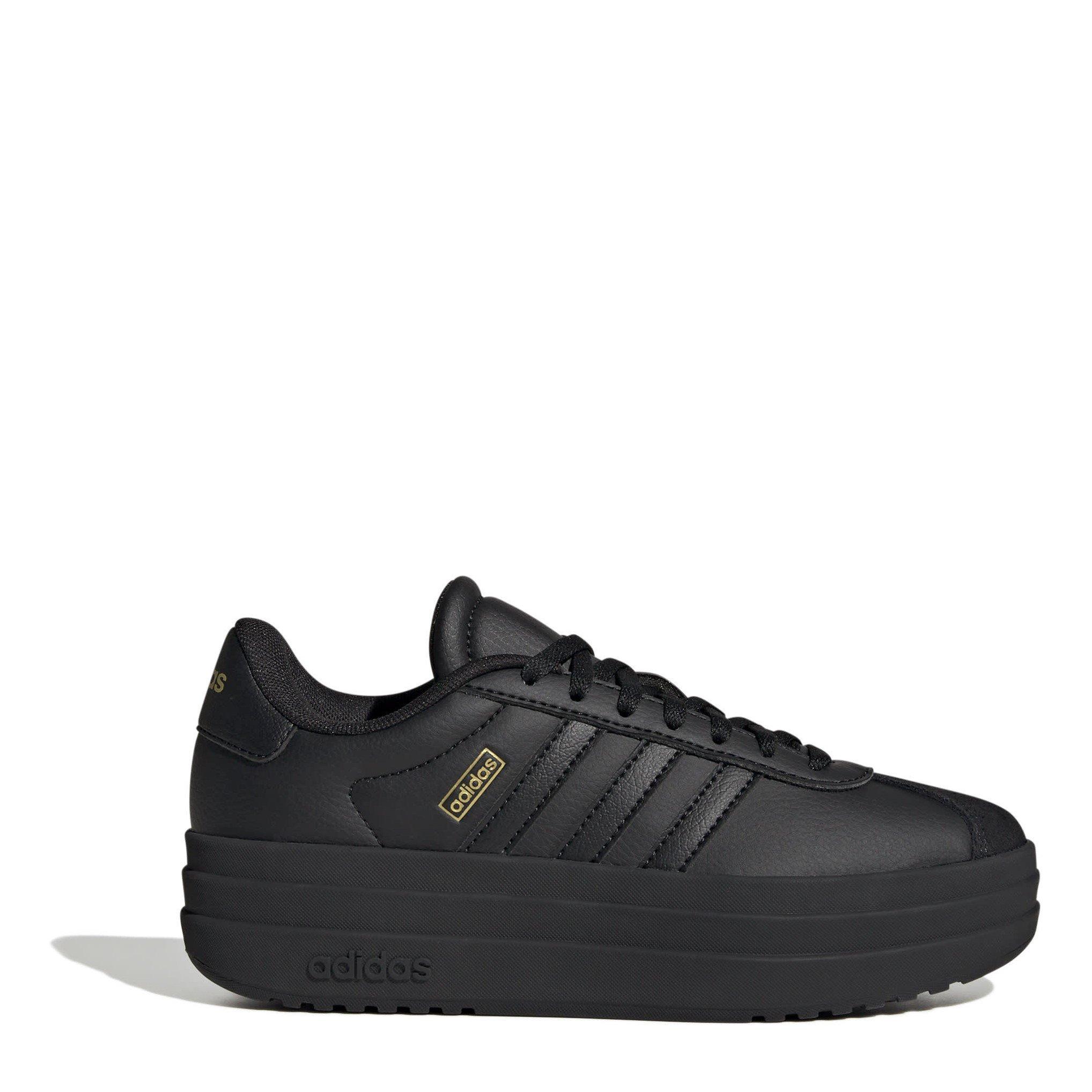 Adidas Girls Vl Court Bold Low-Top Trainers - Black/Black - 3 (35.5)