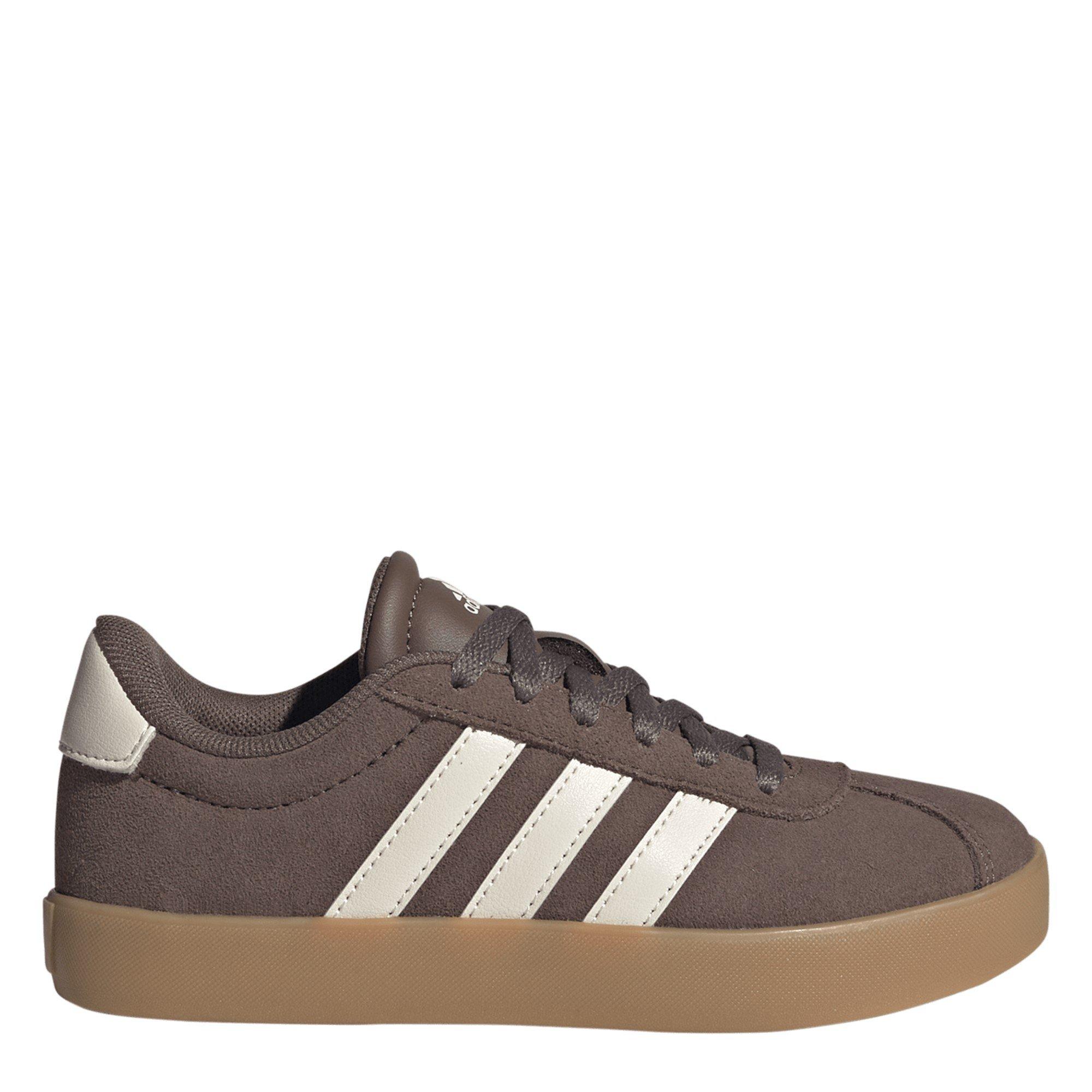 Adidas Girls Vl Court 3.0 Shoes Juniors - Earth Strata - 3 (35.5)