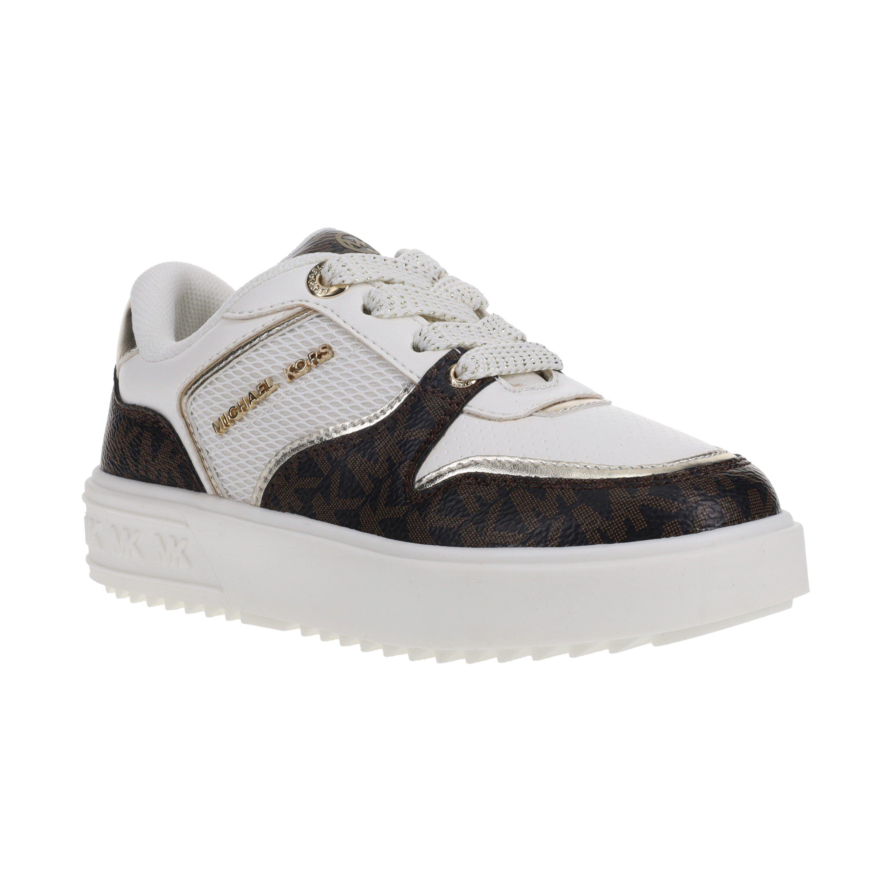 White/Brown - MICHAEL Michael Kors - Emmet Rumi Sneaker Juniors