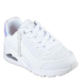 Skechers Skechers Lace Up Lateral Zip Sneaker W Holog Low-Top Trainers Girls