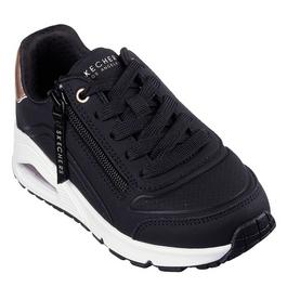 Skechers Skechers Lace Up Lateral Zip Sneaker W Holog Low-Top Trainers Girls