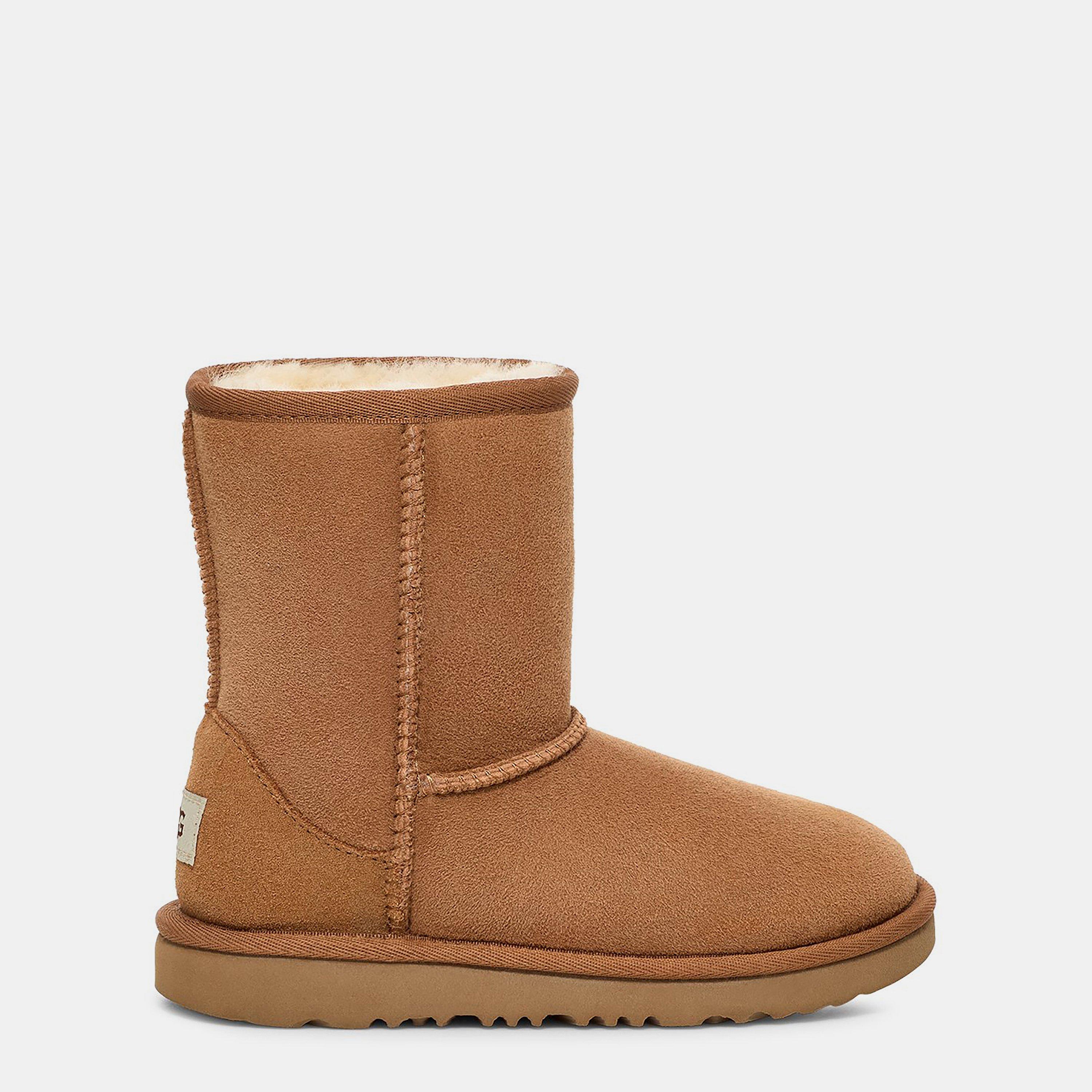 Ugg Girls ' Classic Snug Boots - Chestnut - C13 (32.5)