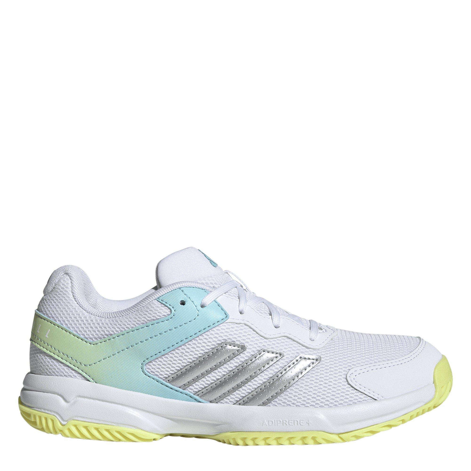 Wht/Lemon - adidas - Adidas Netcourt K Jn63 - 1