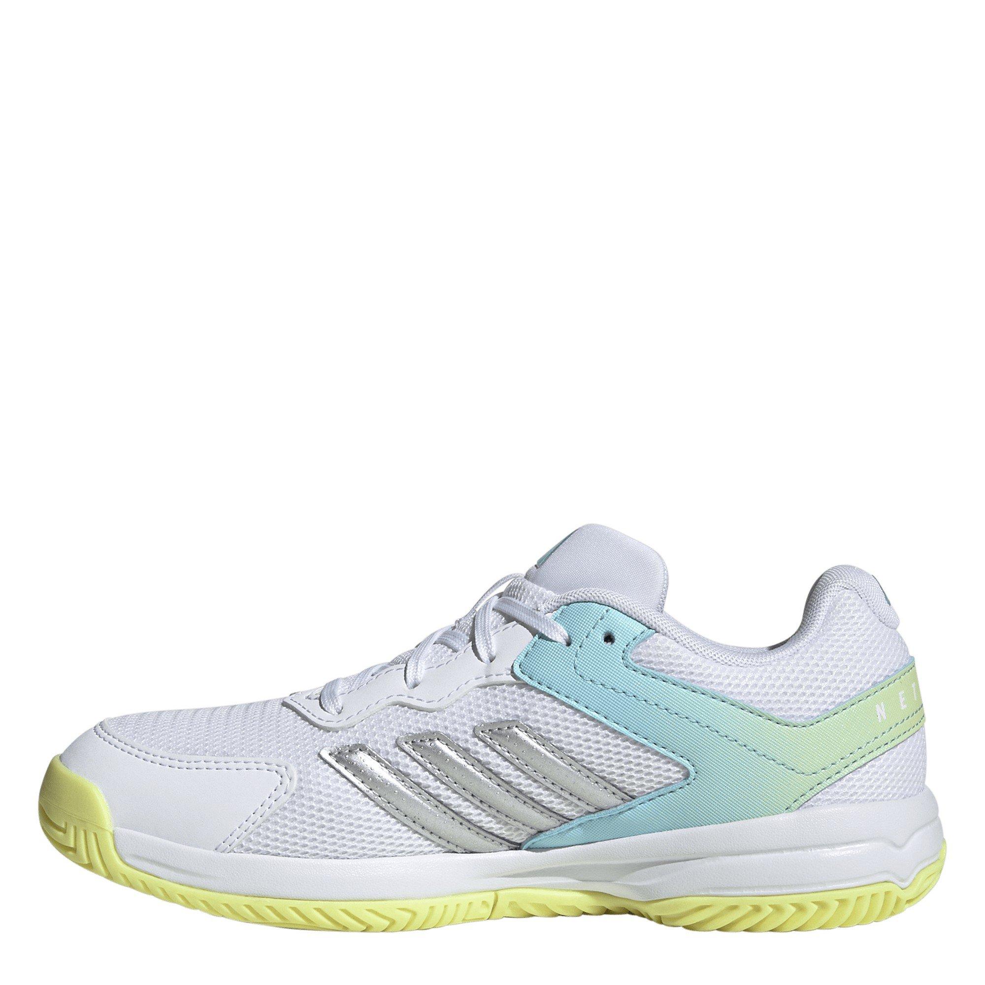 Wht/Lemon - adidas - Adidas Netcourt K Jn63 - 2