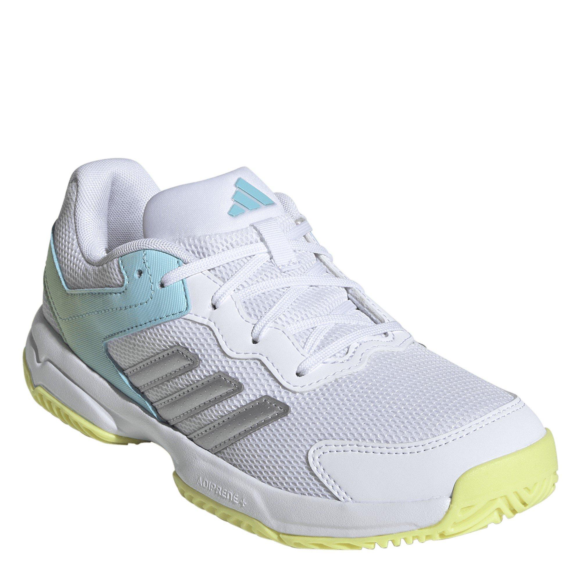 Wht/Lemon - adidas - Adidas Netcourt K Jn63 - 3