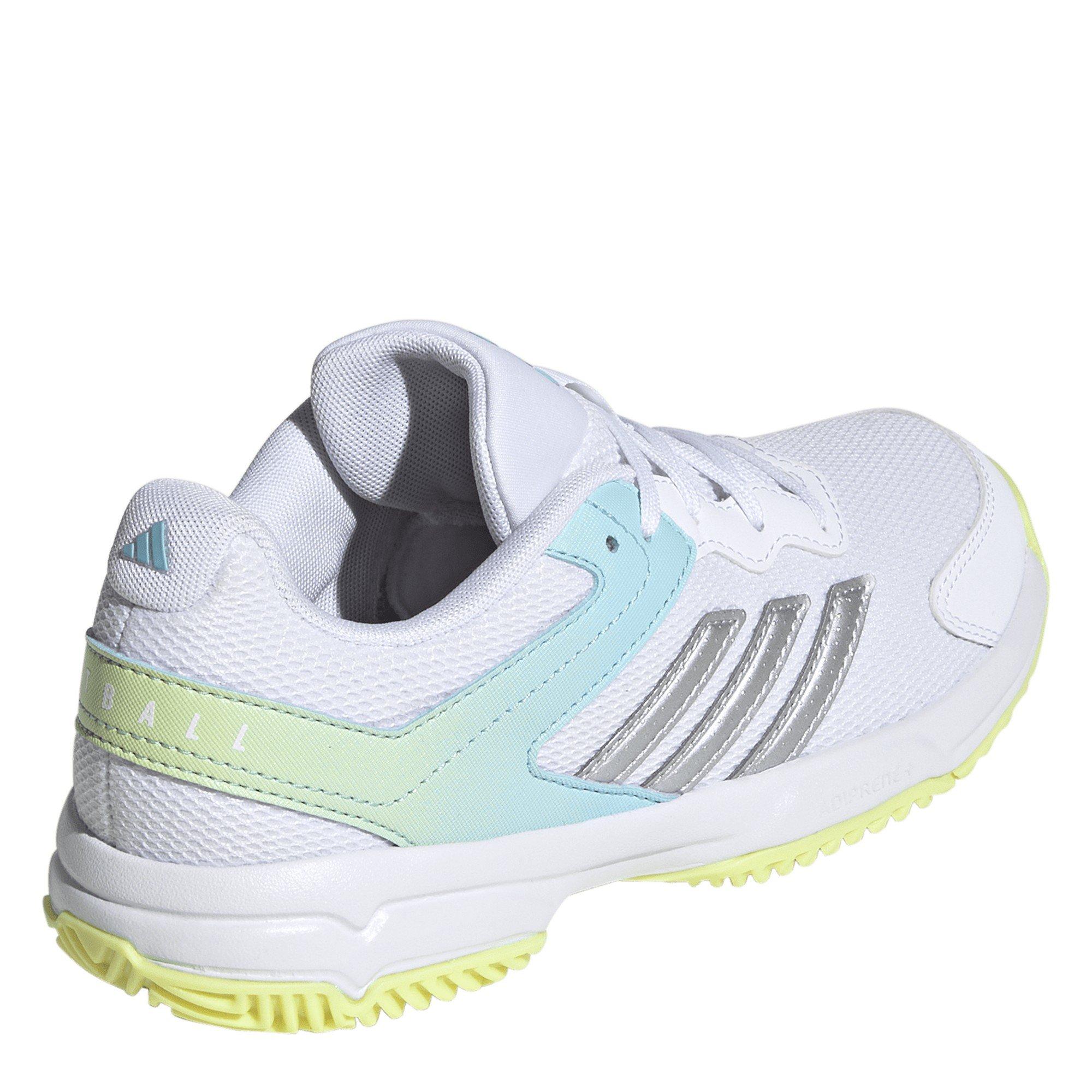 Wht/Lemon - adidas - Adidas Netcourt K Jn63 - 4