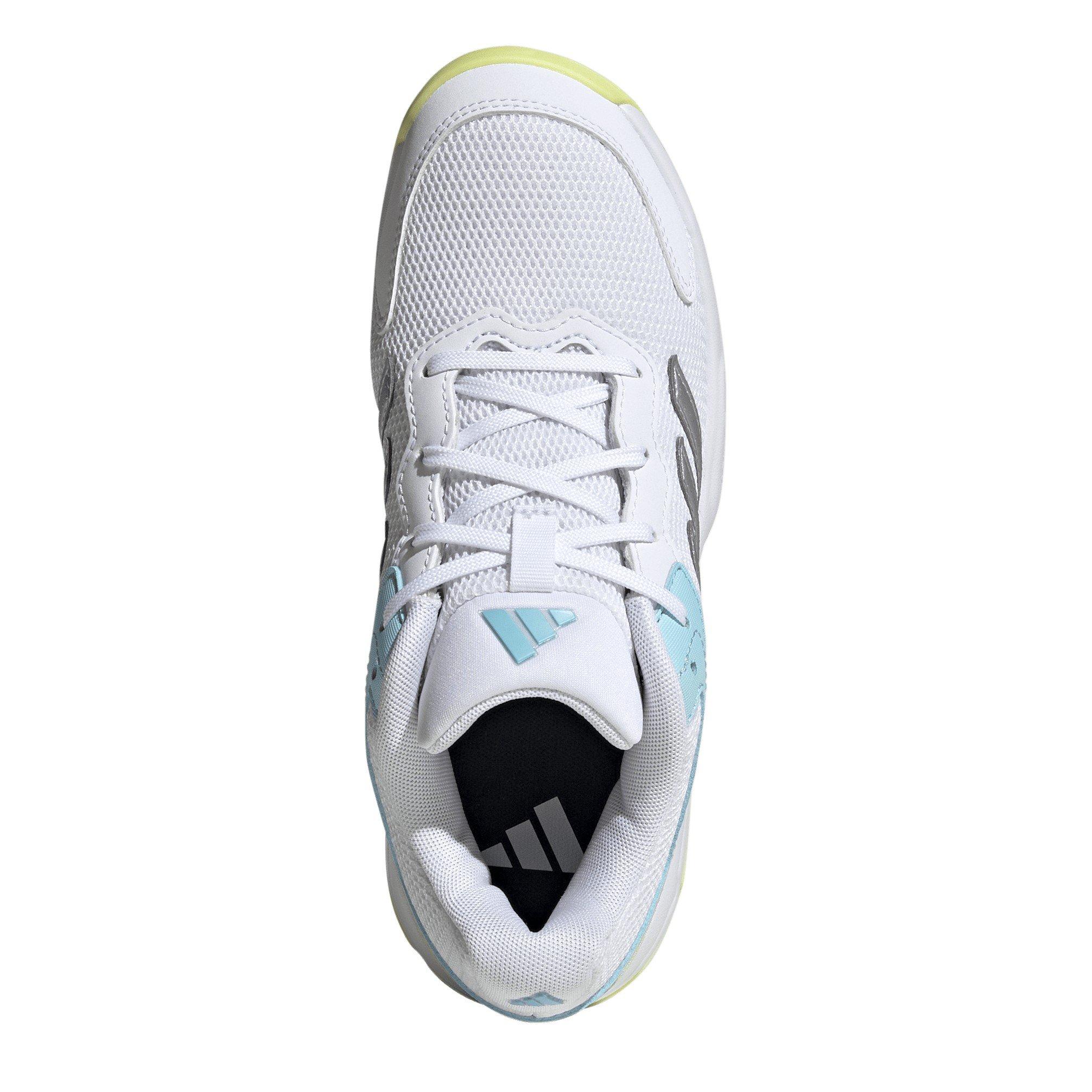 Wht/Lemon - adidas - Adidas Netcourt K Jn63 - 5