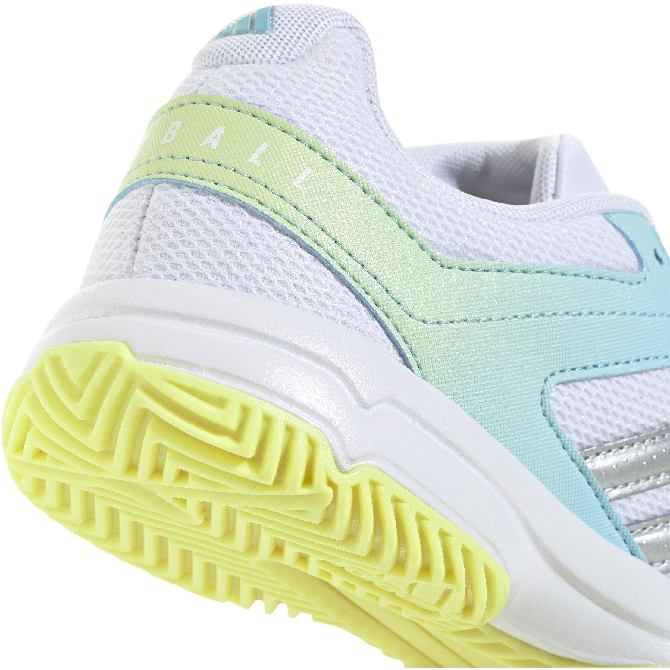 Wht/Lemon - adidas - Adidas Netcourt K Jn63 - 8