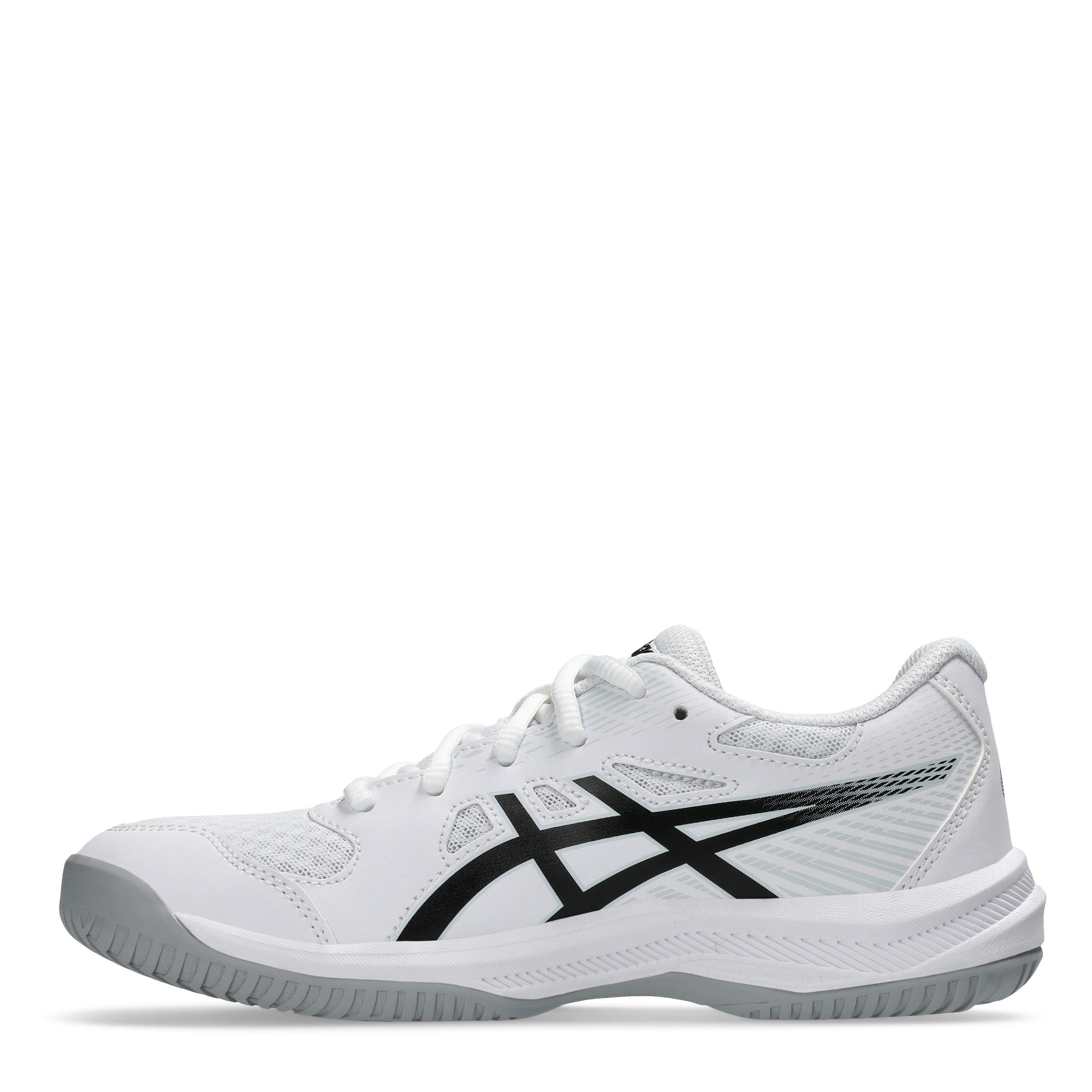 Weiß/Schwarz - Asics - Asics Upcourt 6 Gs Netball Shoes Girls - 2