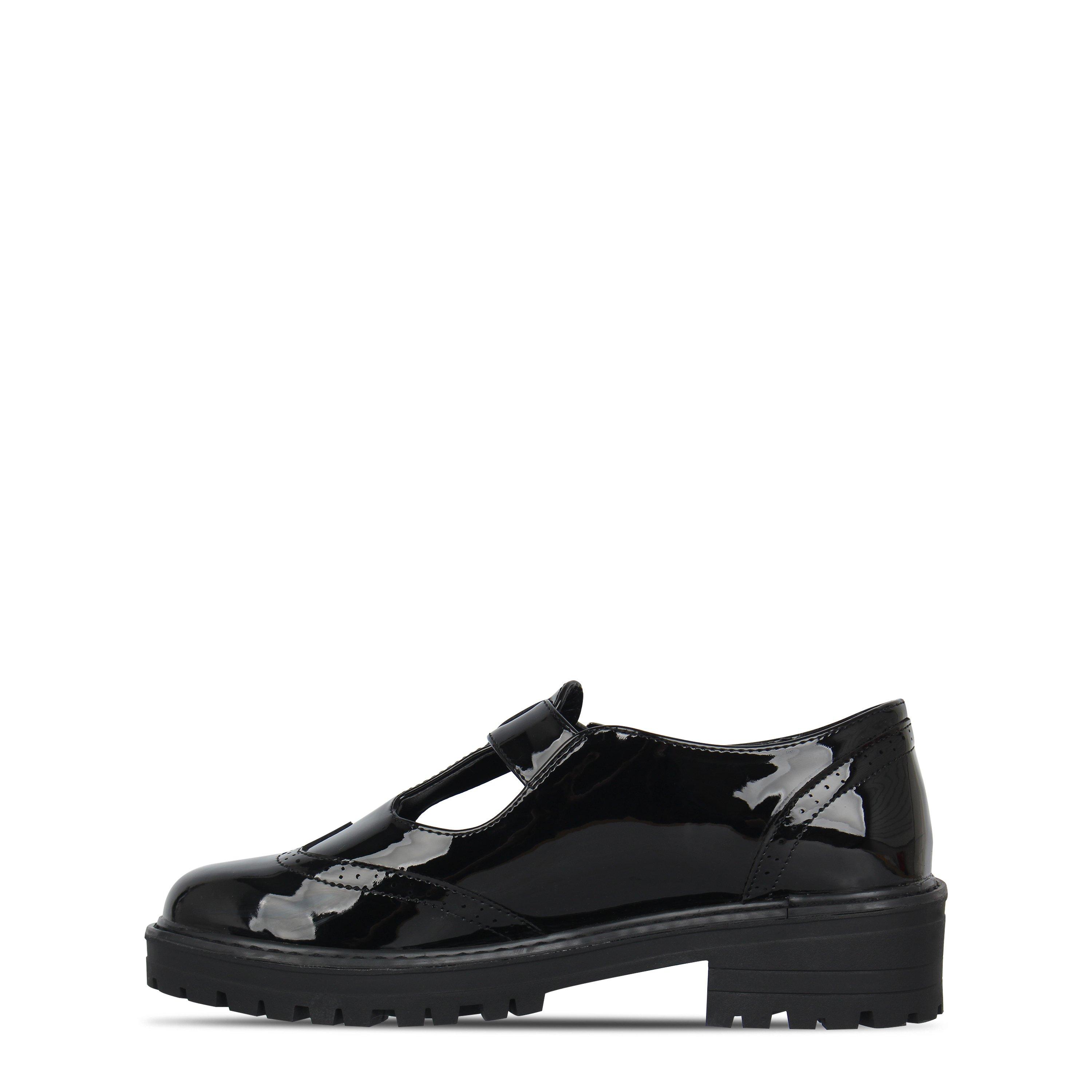 Cuir verni noir - Miso - Chunk T-Bar Shoes Juniors - 2
